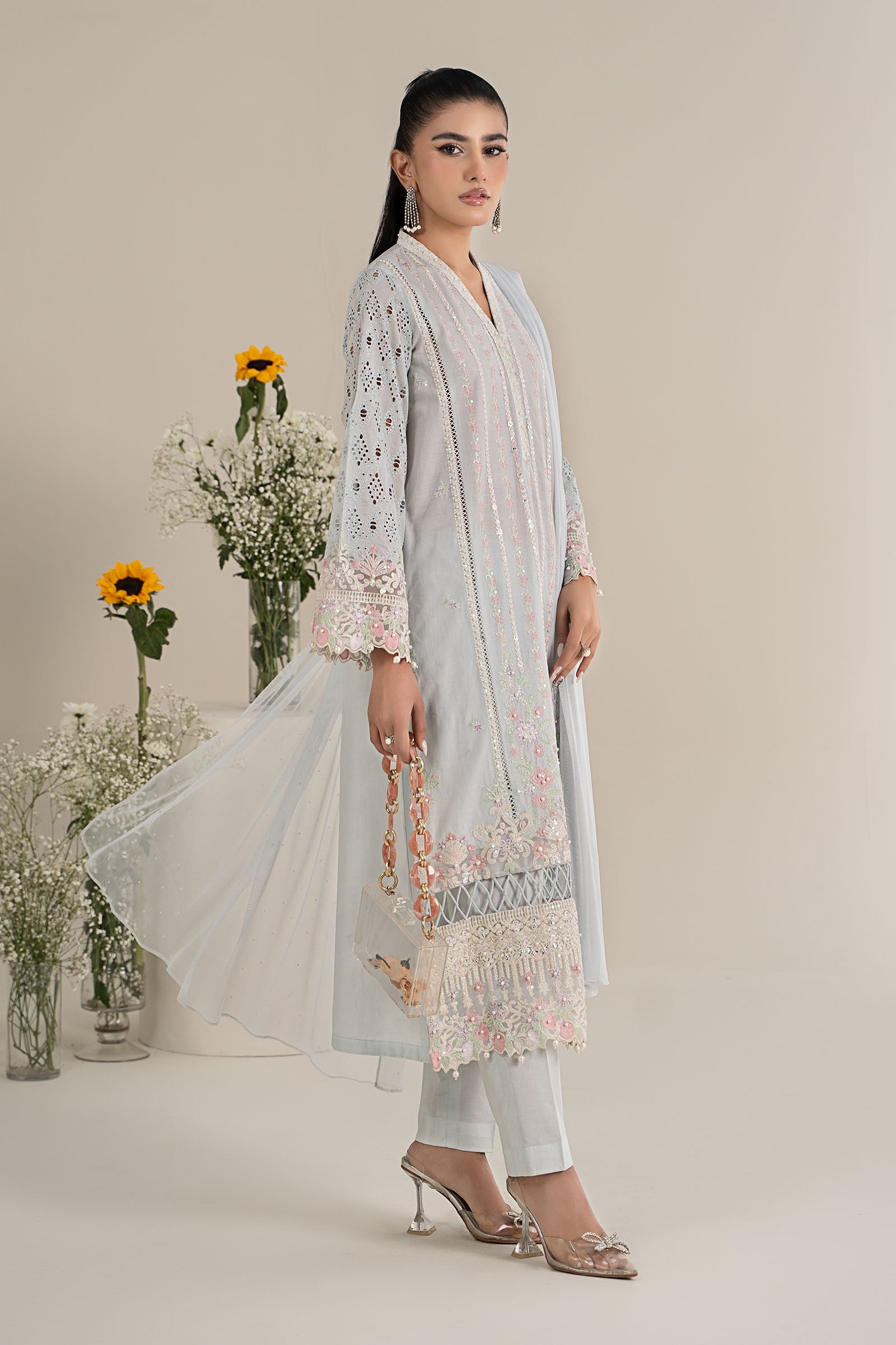 Maira B | Ready to Wear | DW-EF25-07 -  Maria B Luxury Pret -  House of Maryam
