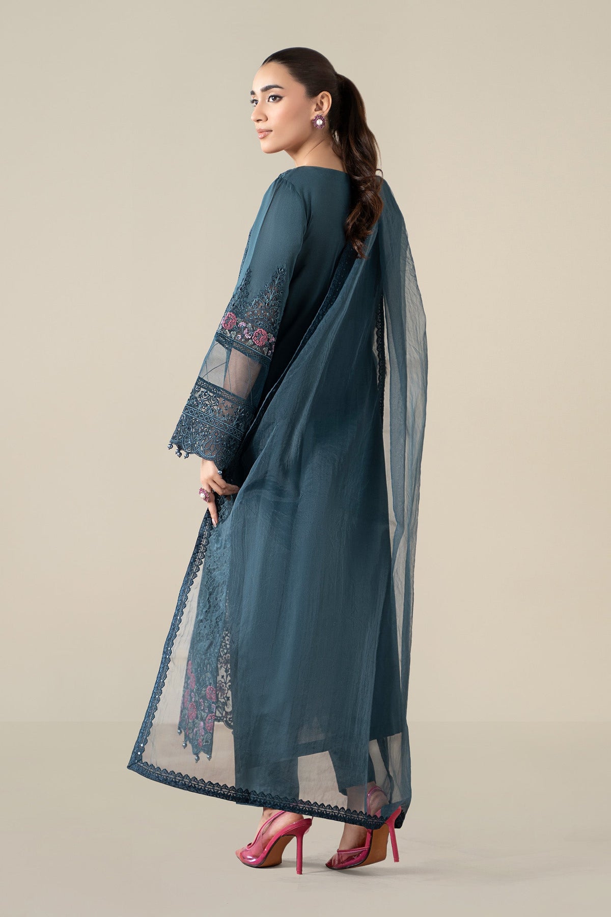 Maria B | Pre Fall 25 | Lawn Suit 16 -  Maria B Ladies Clothes - Original Designer Dress - House of Maryam
