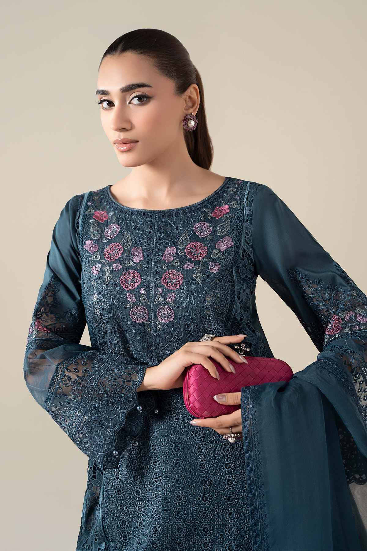 Maria B | Pre Fall 25 | Lawn Suit 16 -  Maria B Ladies Clothes - Original Designer Dress - House of Maryam