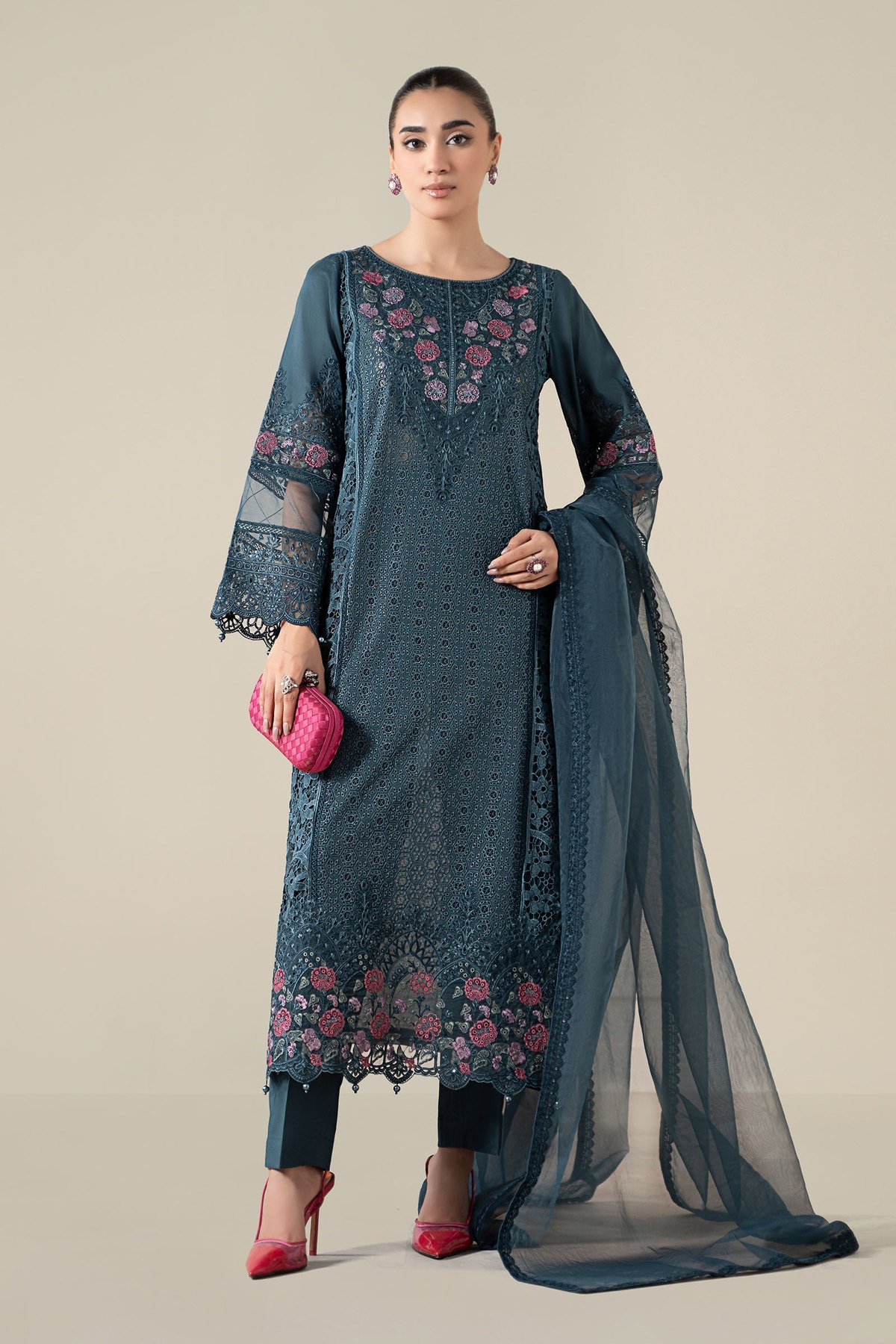 Maria B | Pre Fall 25 | Lawn Suit 16 -  Maria B Ladies Clothes - Original Designer Dress - House of Maryam