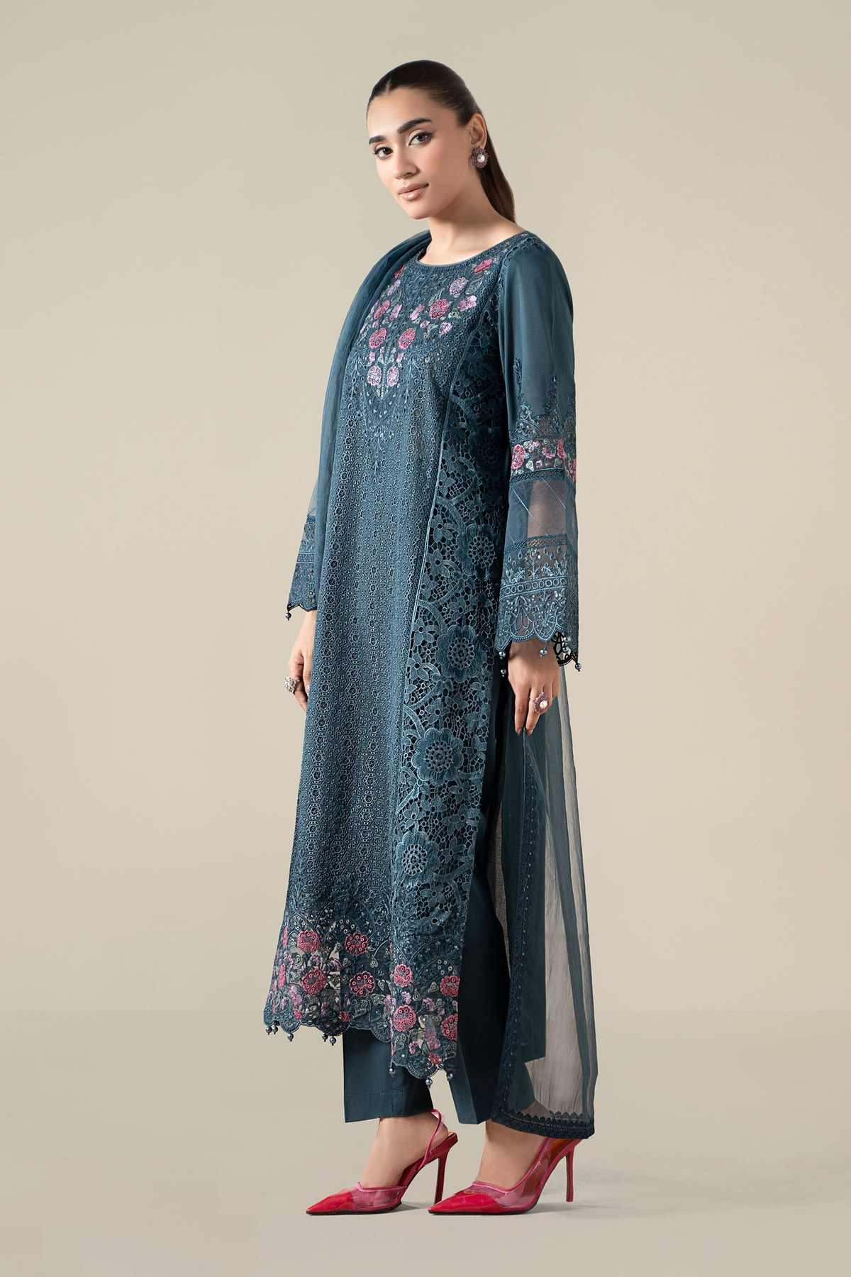 Maria B | Pre Fall 25 | Lawn Suit 16 -  Maria B Ladies Clothes - Original Designer Dress - House of Maryam