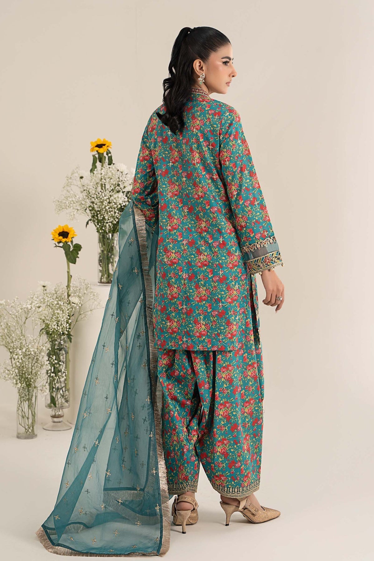 Maria B | Casual Pret 25 | DW-EF25-09 -  Maria B Ladies Clothes - Original Designer Dress - House of Maryam