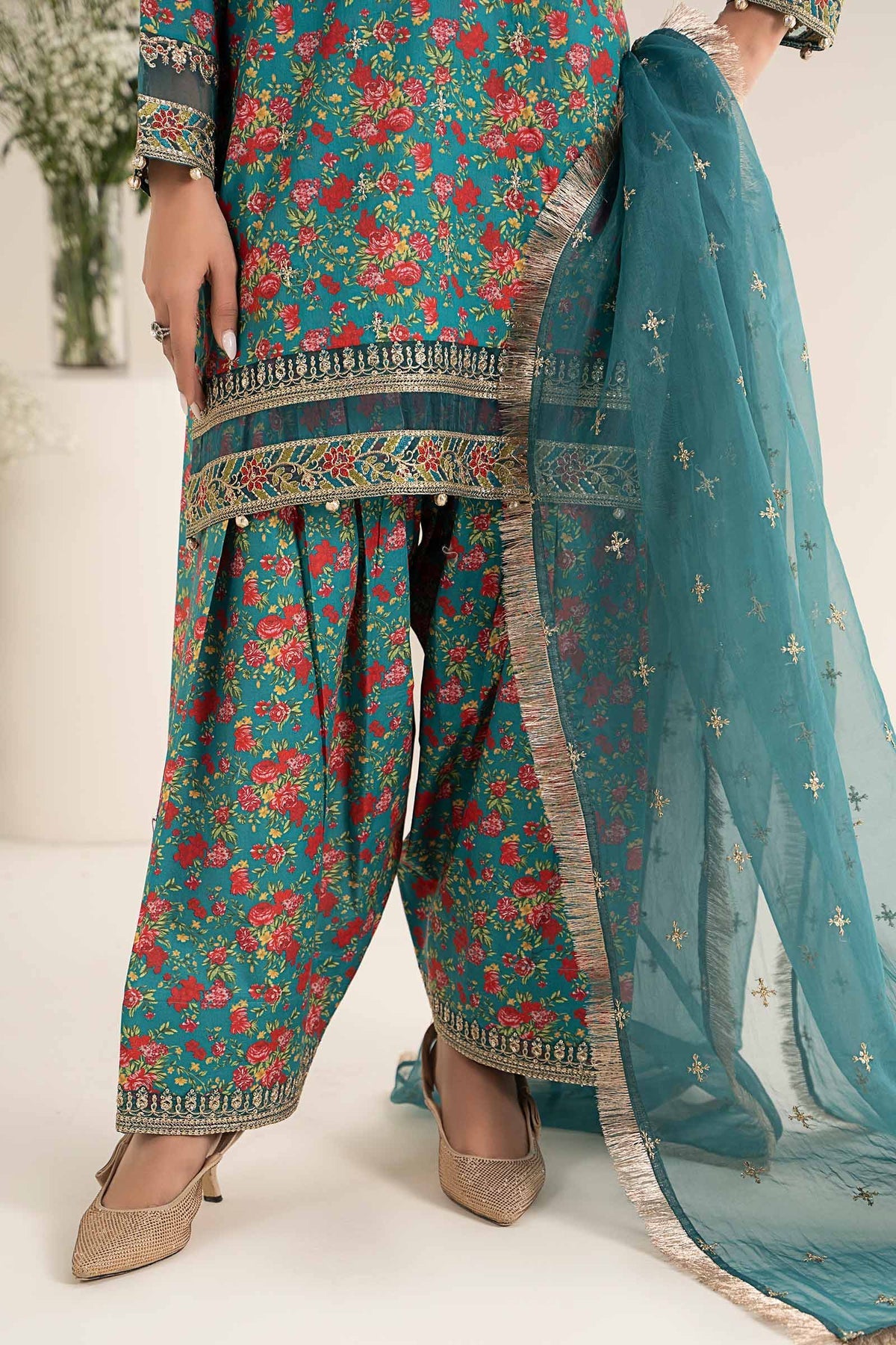 Maria B | Formal Wears | DW-EF25-09 -  Maria B Ladies Clothes - Original Designer Dress - House of Maryam