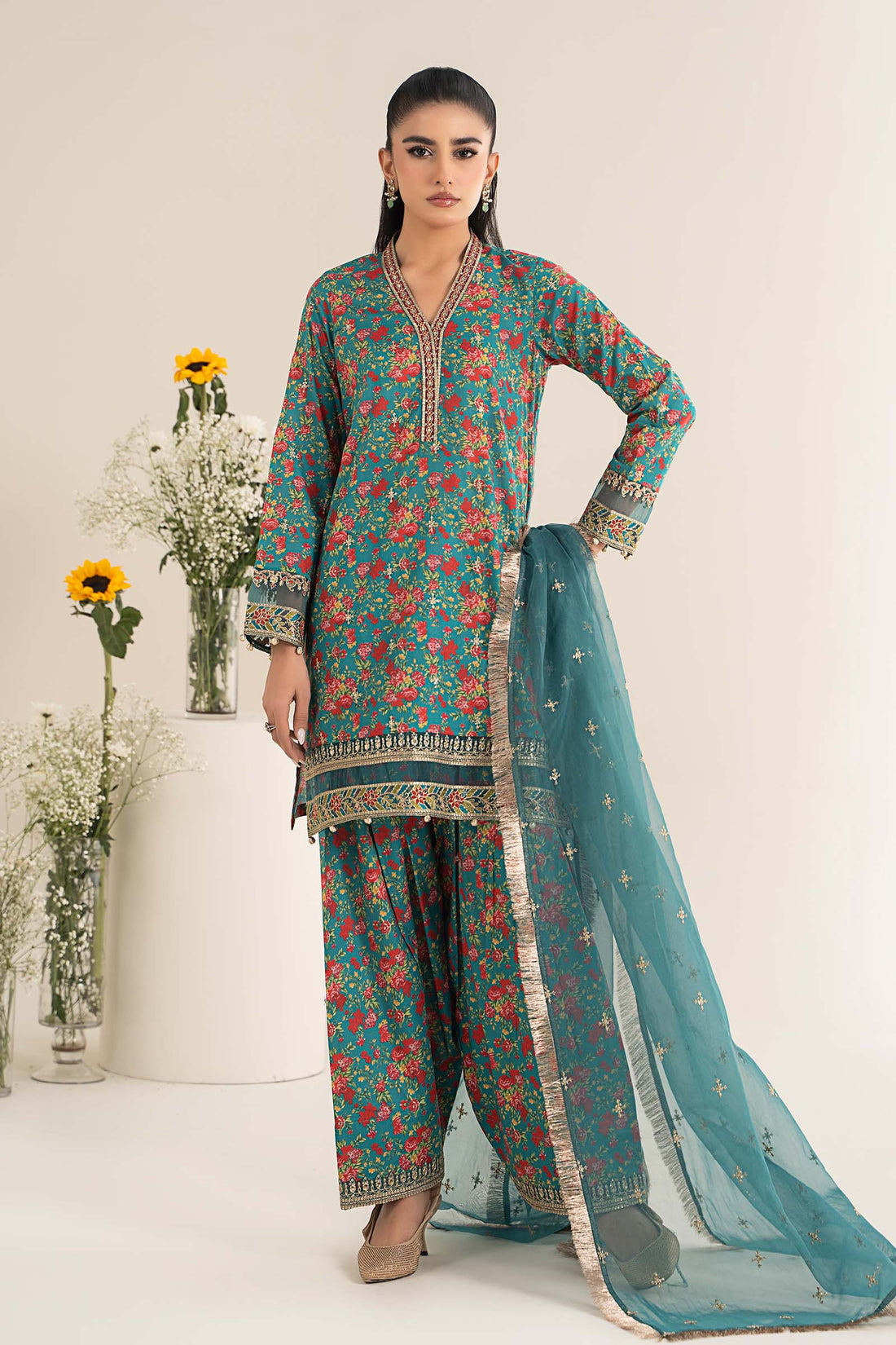 Maira B | Ready to Wear | DW-EF25-09 -  Maria B Luxury Pret -  House of Maryam
