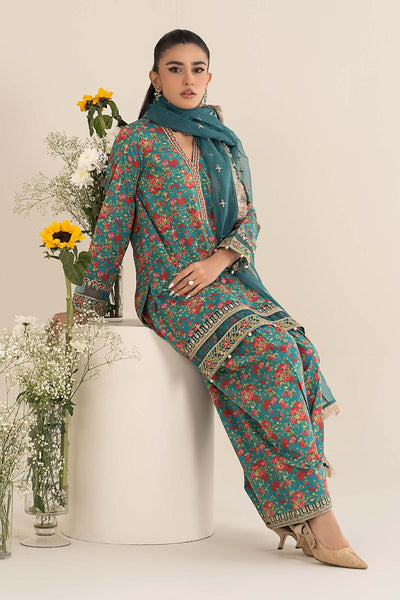 Maria B | Casual Pret 25 | DW-EF25-09 -  Maria B Ladies Clothes - Original Designer Dress - House of Maryam