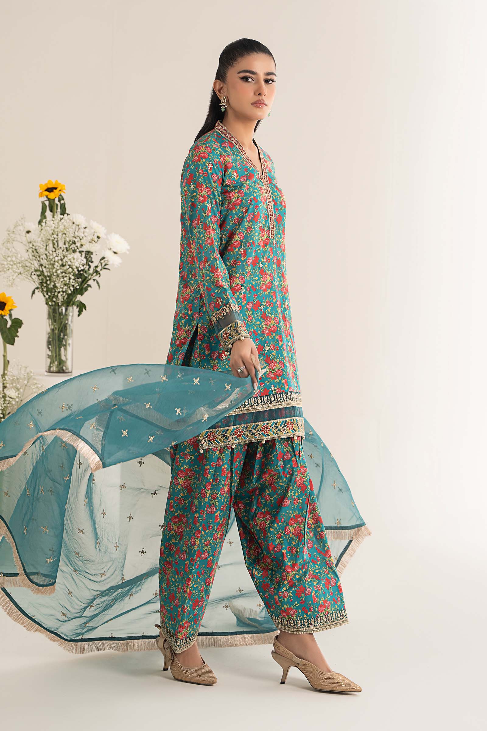 Maira B | Ready to Wear | DW-EF25-09 -  Maria B Luxury Pret -  House of Maryam