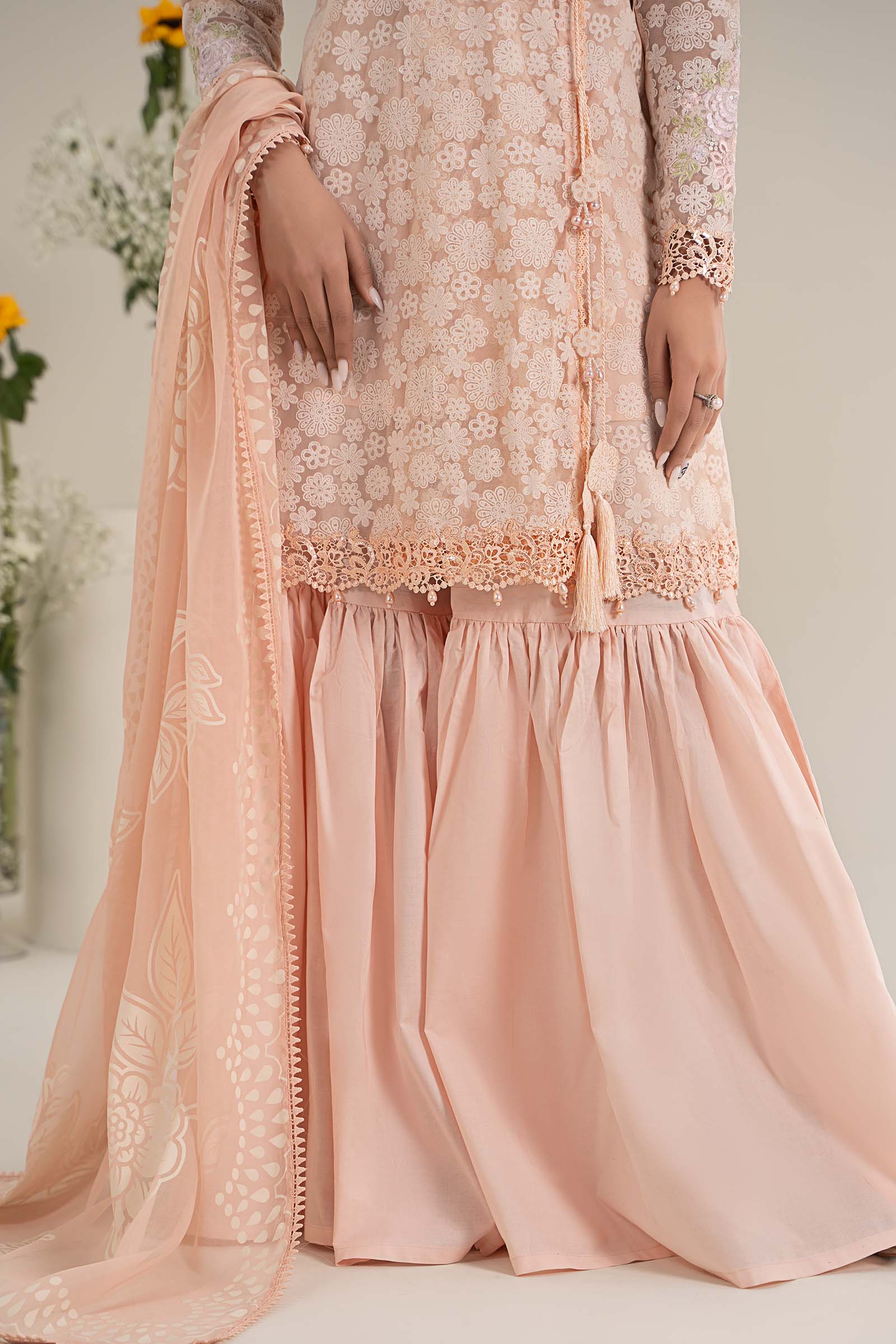 Maira B | Ready to Wear | DW-EF25-100 -  Maria B Luxury Pret -  House of Maryam