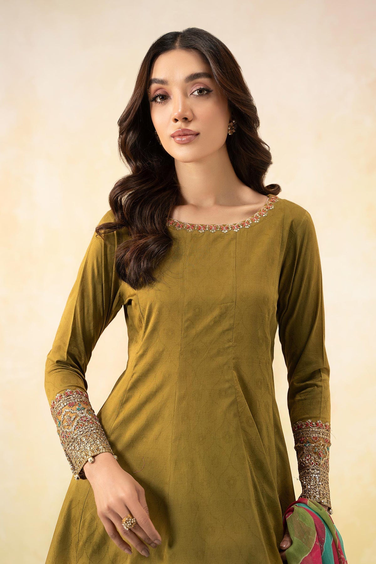 Maria B | Formal Wears | DW-EF25-10 -  Maria B Ladies Clothes - Original Designer Dress - House of Maryam