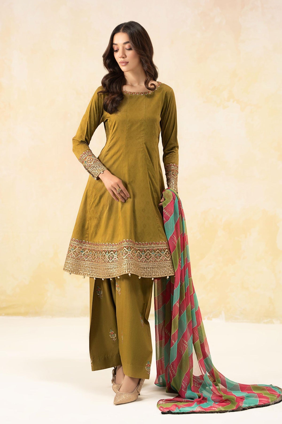 Maria B | Formal Wears | DW-EF25-10 -  Maria B Ladies Clothes - Original Designer Dress - House of Maryam