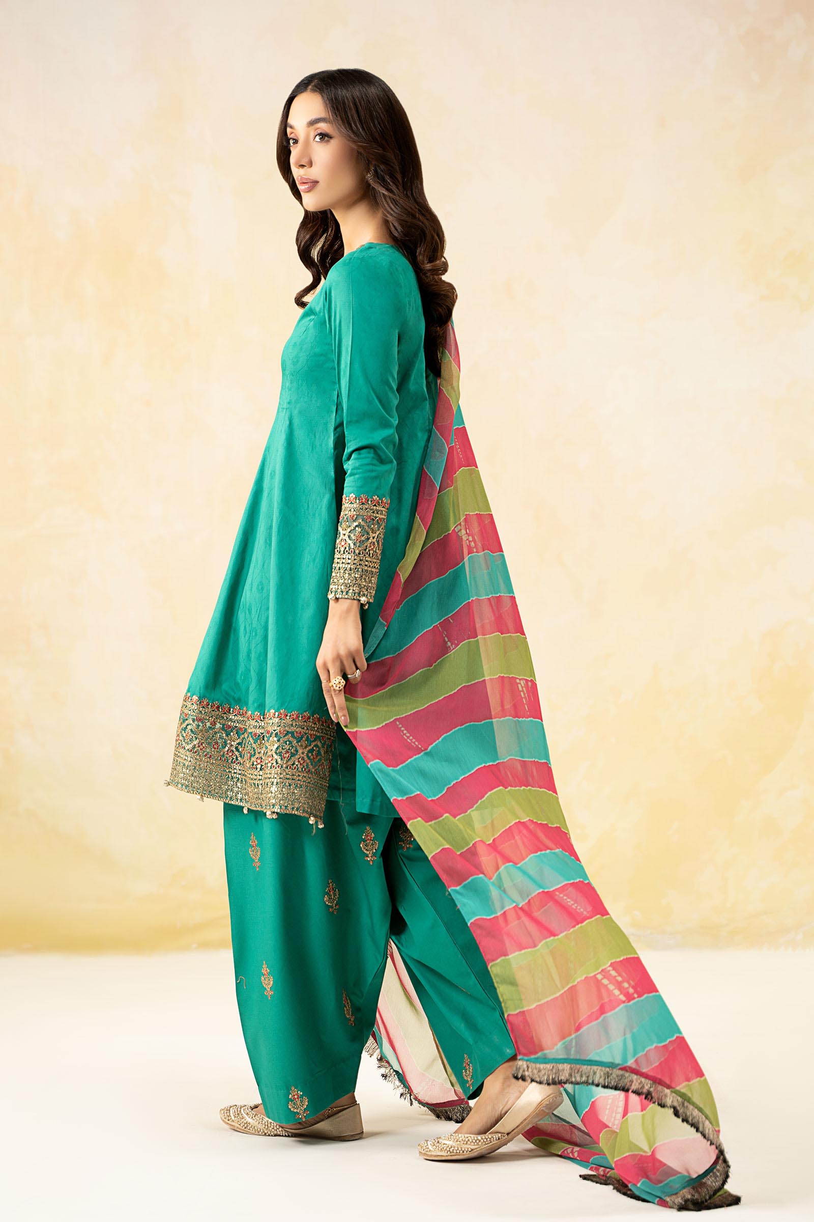 Maira B | Ready to Wear | DW-EF25-10 -  Maria B Luxury Pret -  House of Maryam