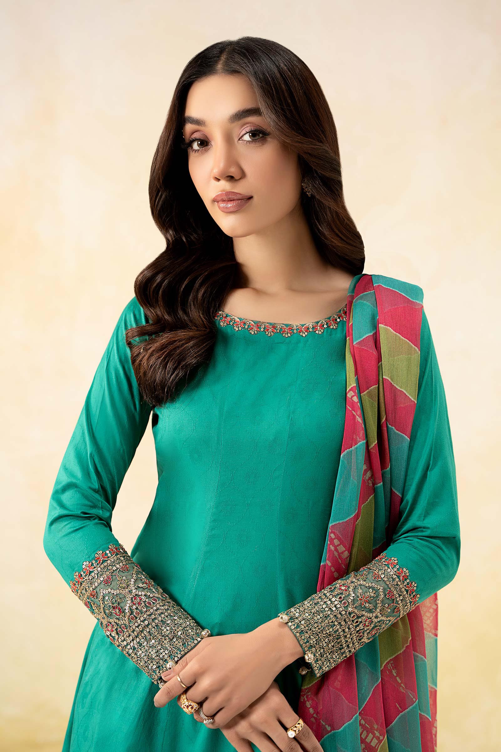 Maira B | Ready to Wear | DW-EF25-10 -  Maria B Luxury Pret -  House of Maryam