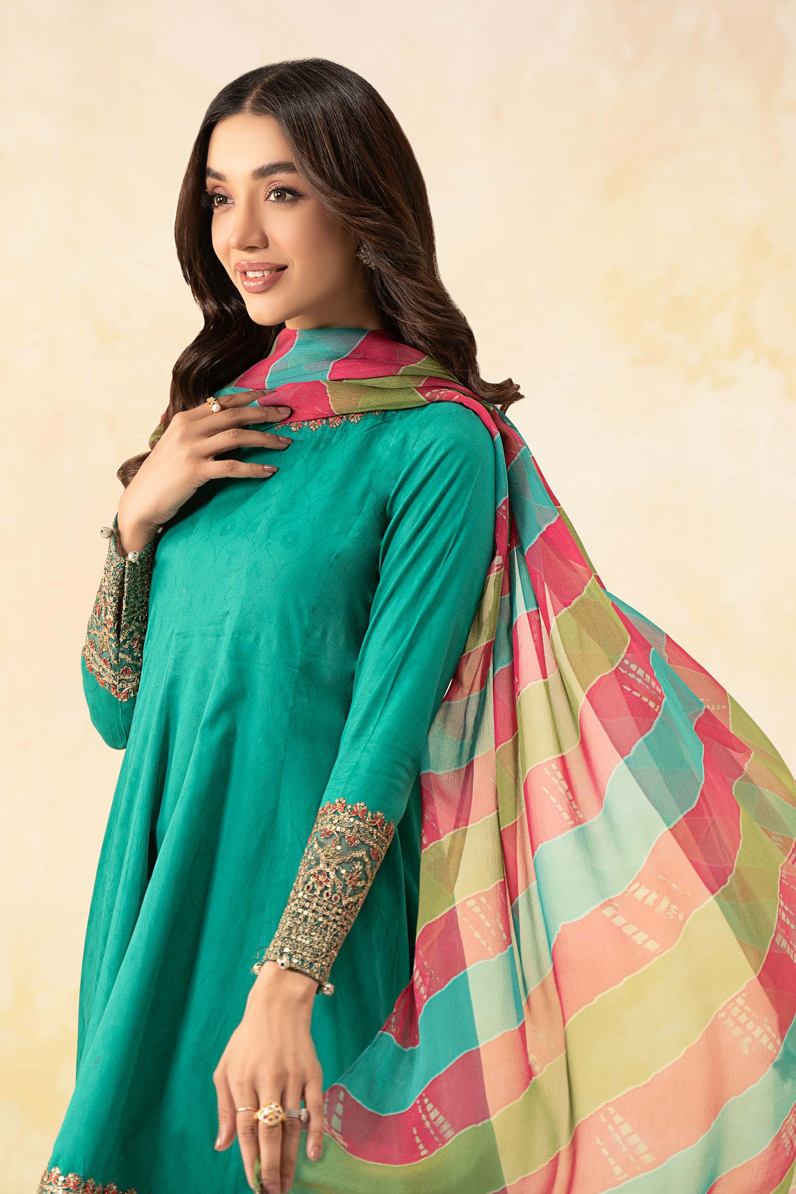 Maira B | Ready to Wear | DW-EF25-10 -  Maria B Luxury Pret -  House of Maryam