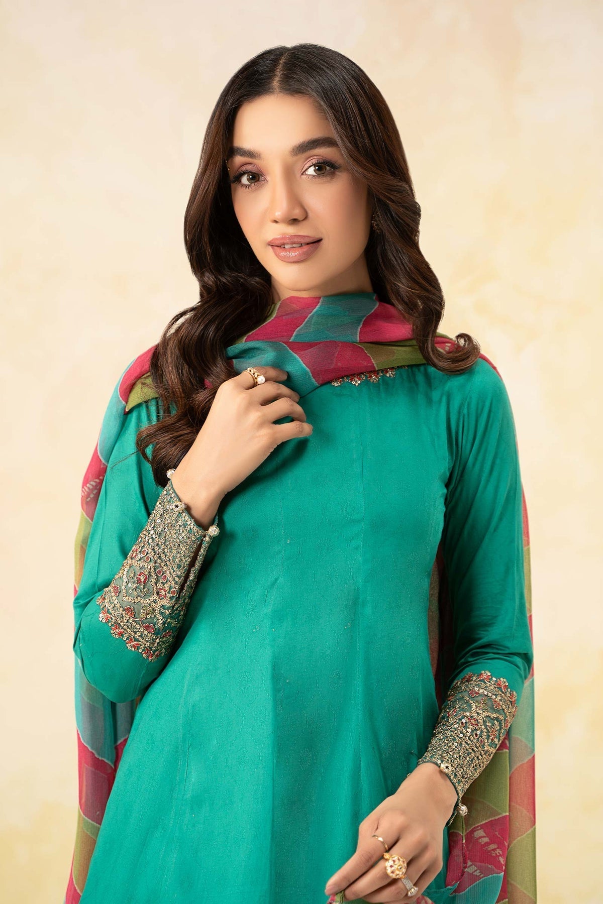 Maria B | Formal Wears | DW-EF25-10 -  Maria B Ladies Clothes - Original Designer Dress - House of Maryam