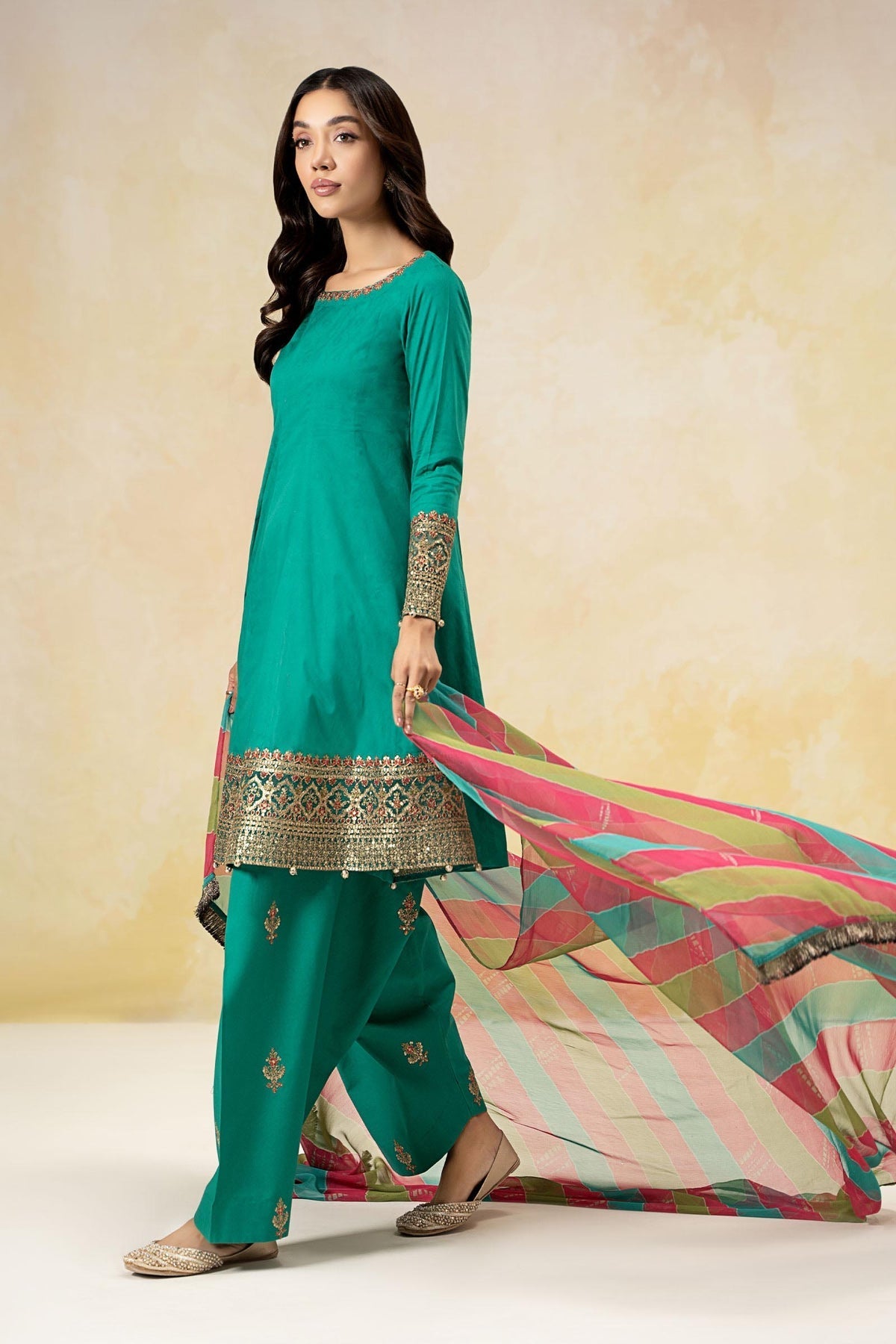 Maria B | Formal Wears | DW-EF25-10 -  Maria B Ladies Clothes - Original Designer Dress - House of Maryam
