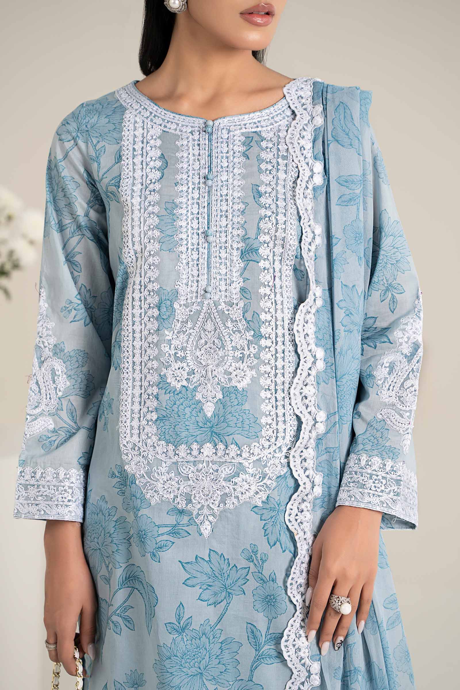 Maira B | Ready to Wear | DW-EF25-124 -  Maria B Luxury Pret -  House of Maryam