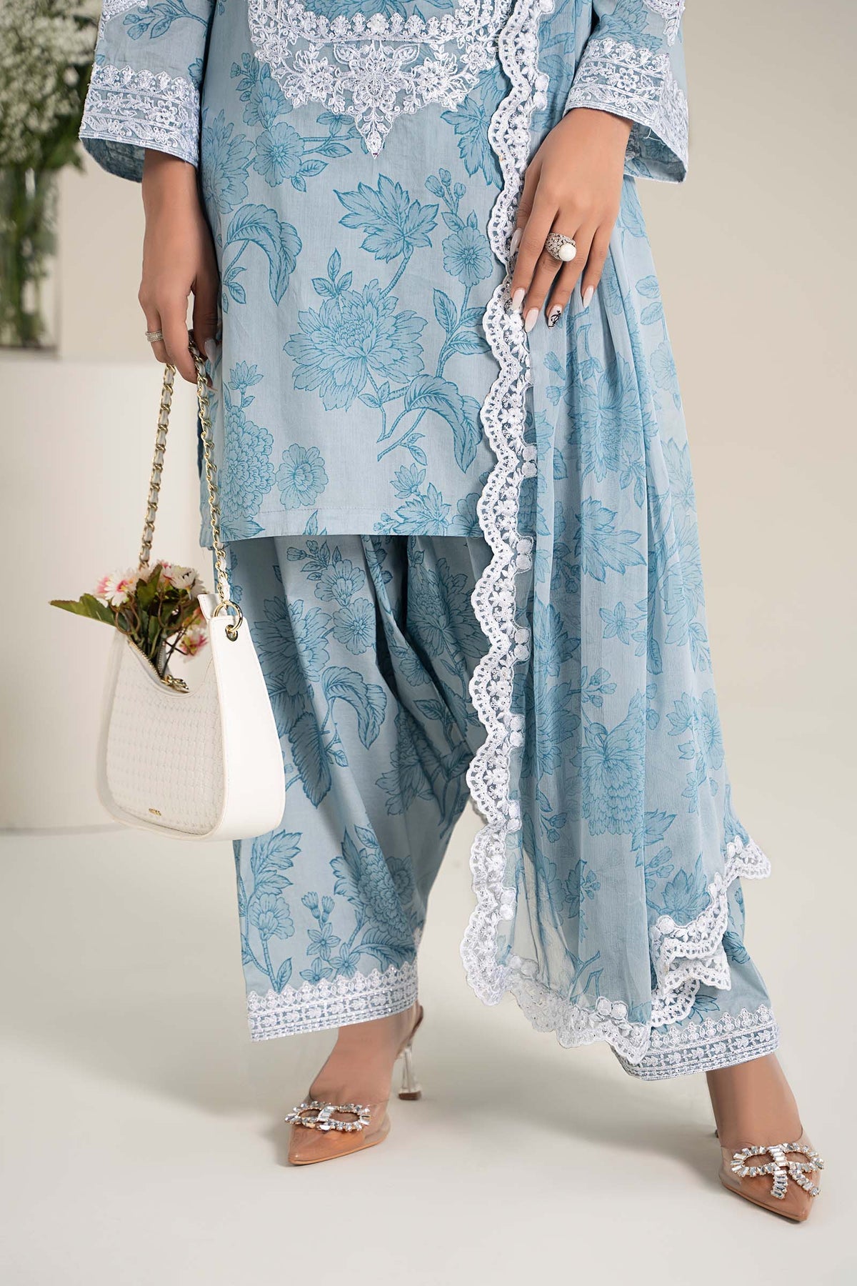 Maria B | Formal Wears | DW-EF25-124 -  Maria B Ladies Clothes - Original Designer Dress - House of Maryam