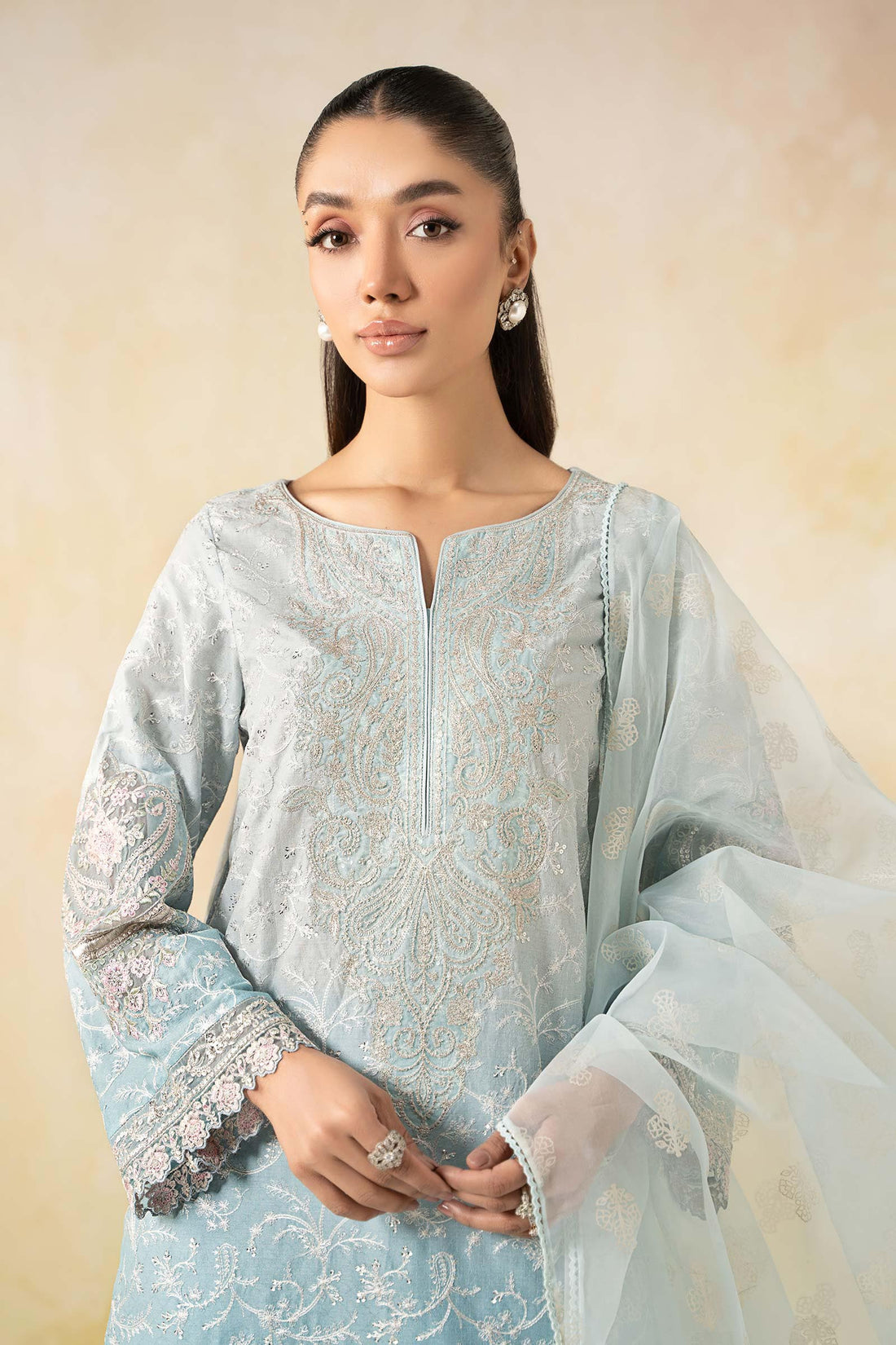 Maira B | Ready to Wear | DW-EF25-13 -  Maria B Luxury Pret -  House of Maryam