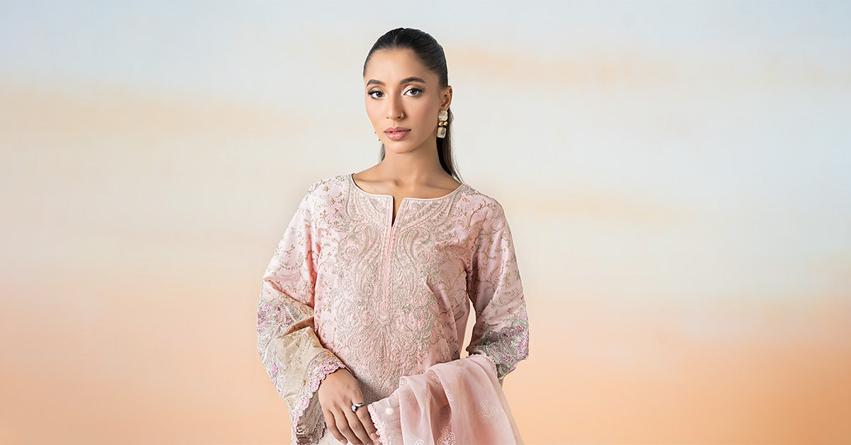 Maira B | Ready to Wear | DW-EF25-13 -  Maria B Luxury Pret -  House of Maryam