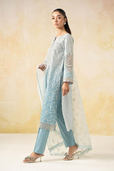 Maria B | Formal Wears | DW-EF25-13 -  Maria B Ladies Clothes - Original Designer Dress - House of Maryam