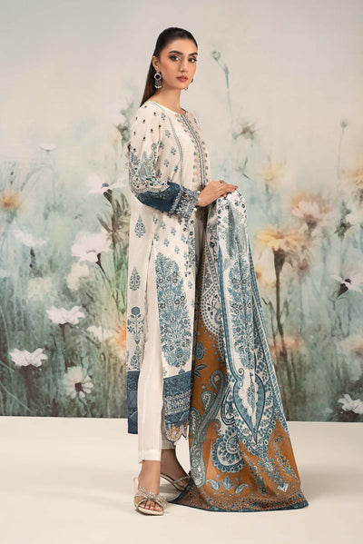 Maria B | Casual Pret 25 | DW-EF25-14 -  Maria B Ladies Clothes - Original Designer Dress - House of Maryam