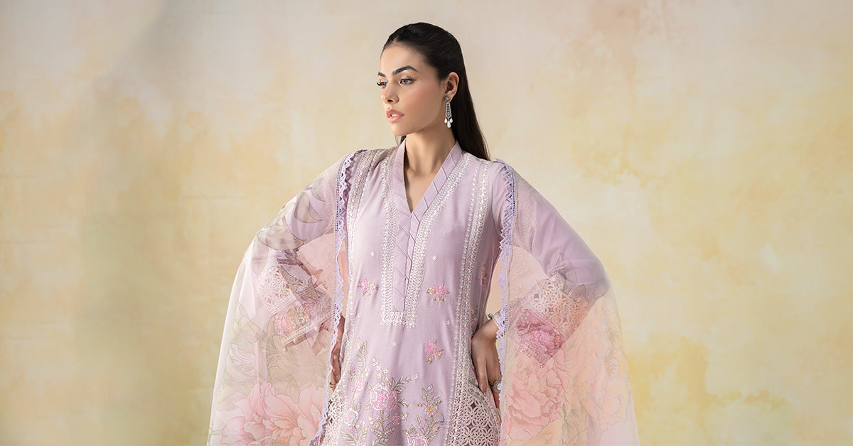 Maira B | Ready to Wear | DW-EF25-151 -  Maria B Luxury Pret -  House of Maryam