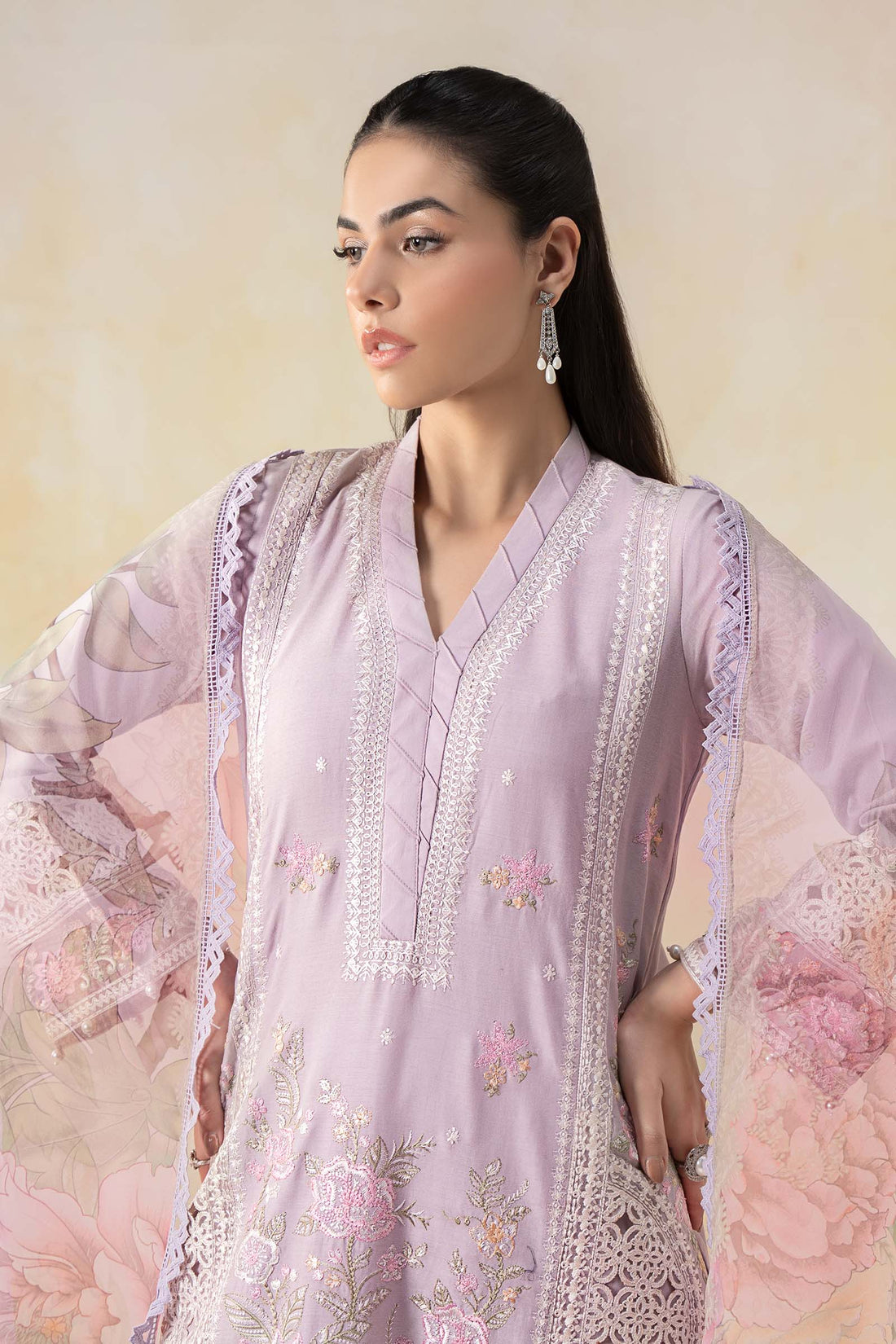 Maira B | Ready to Wear | DW-EF25-151 -  Maria B Luxury Pret -  House of Maryam