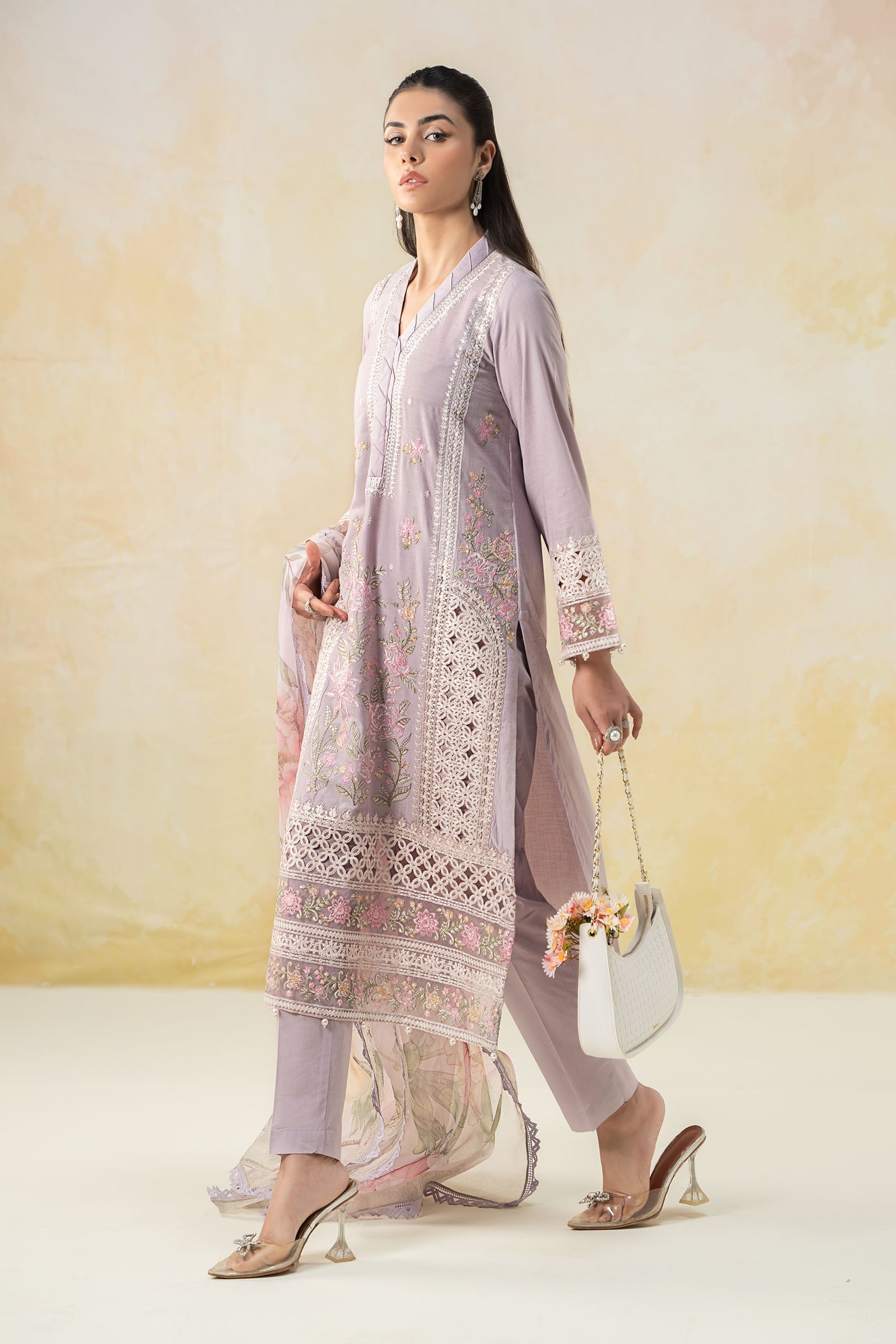 Maira B | Ready to Wear | DW-EF25-151 -  Maria B Luxury Pret -  House of Maryam