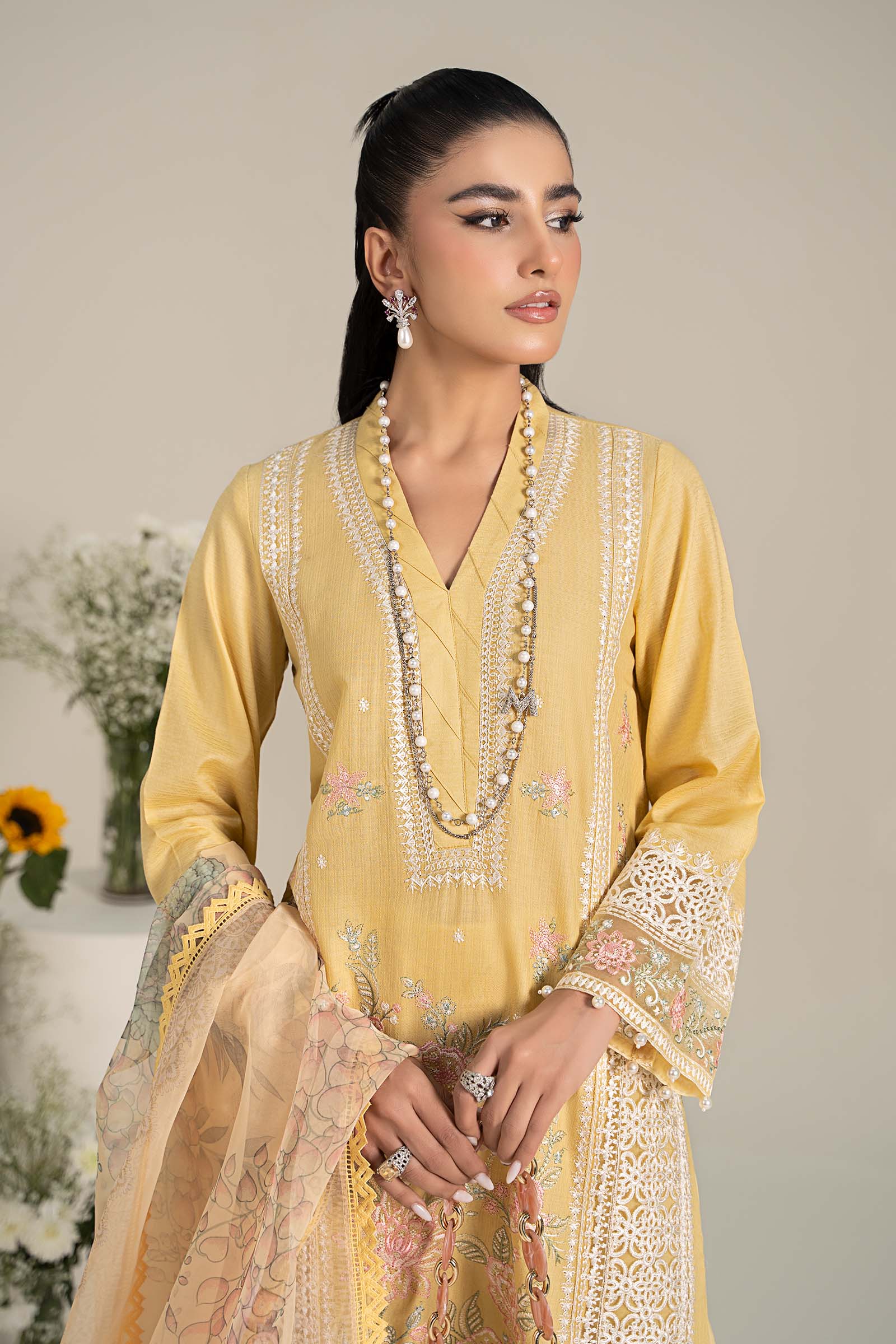 Maira B | Ready to Wear | DW-EF25-151 -  Maria B Luxury Pret -  House of Maryam