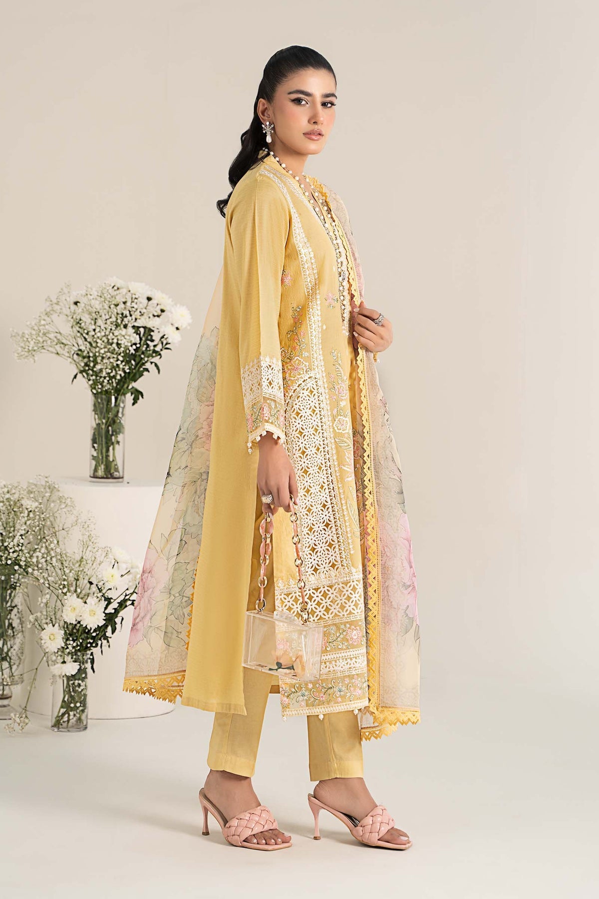 Maria B | Casual Pret 25 | DW-EF25-151 -  Maria B Ladies Clothes - Original Designer Dress - House of Maryam