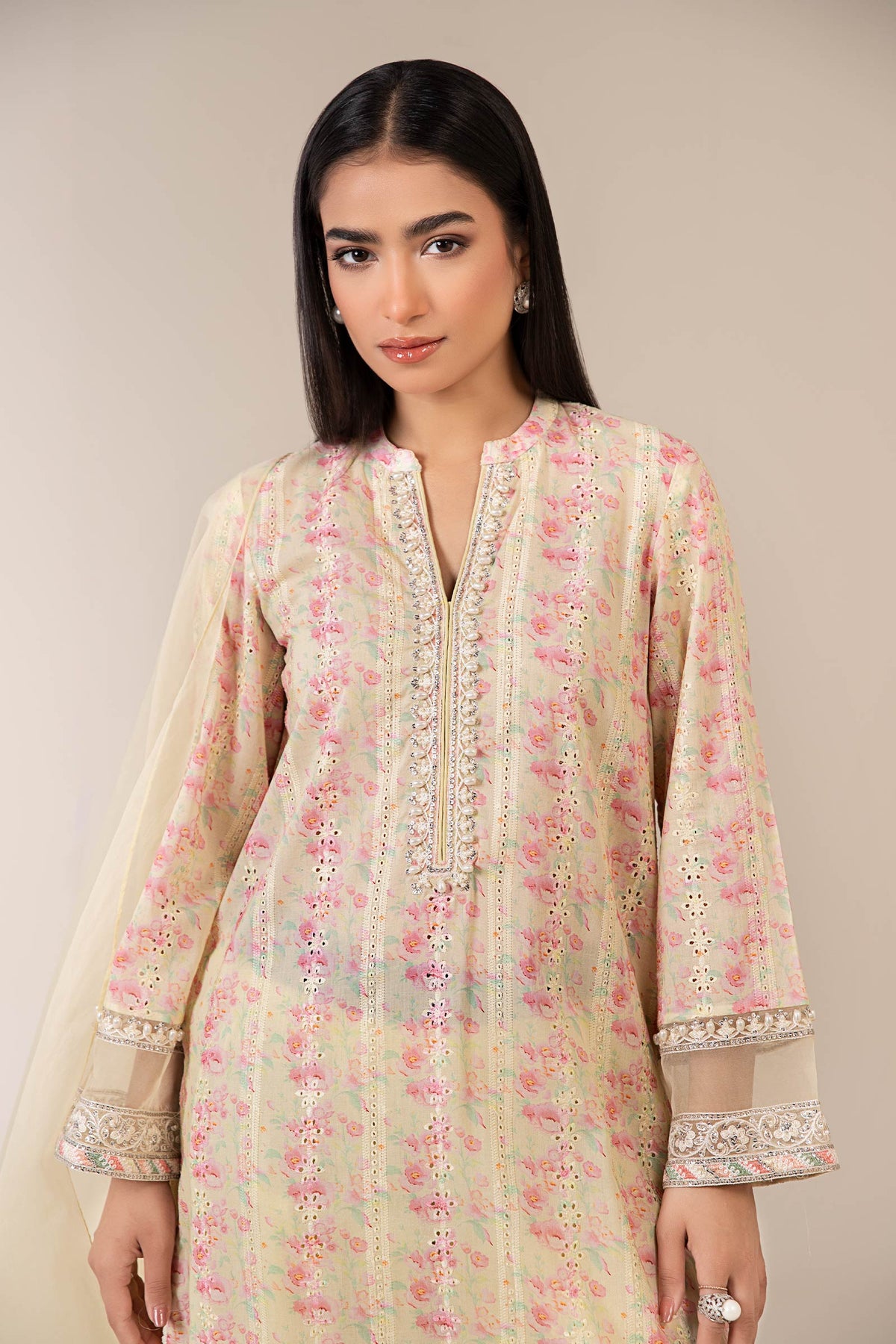 Maria B | Luxury Pret 25 | DW-EF25-18 -  Maria B Ladies Clothes - Original Designer Dress - House of Maryam
