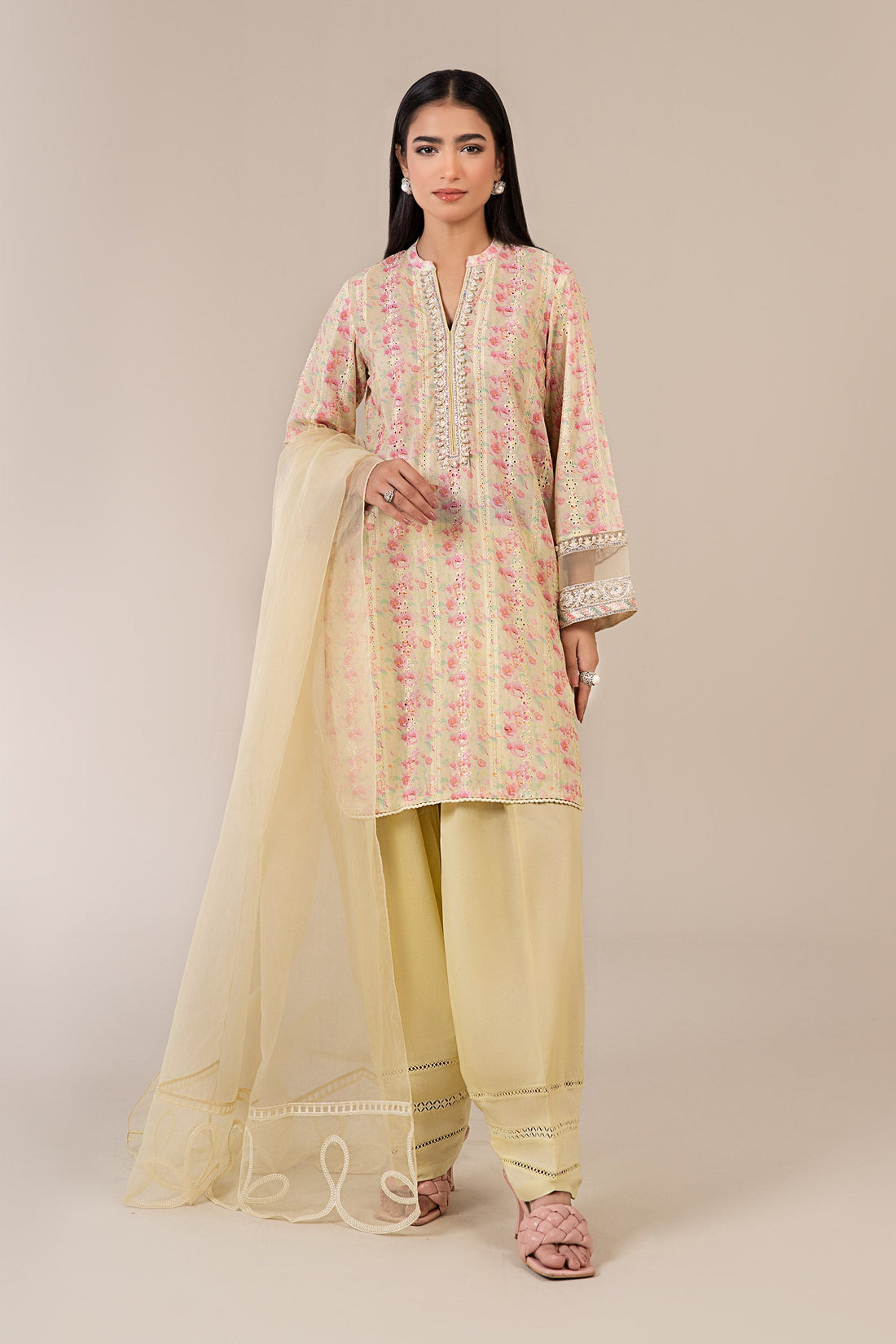 Maira B | Ready to Wear | DW-EF25-18 -  Maria B Luxury Pret -  House of Maryam