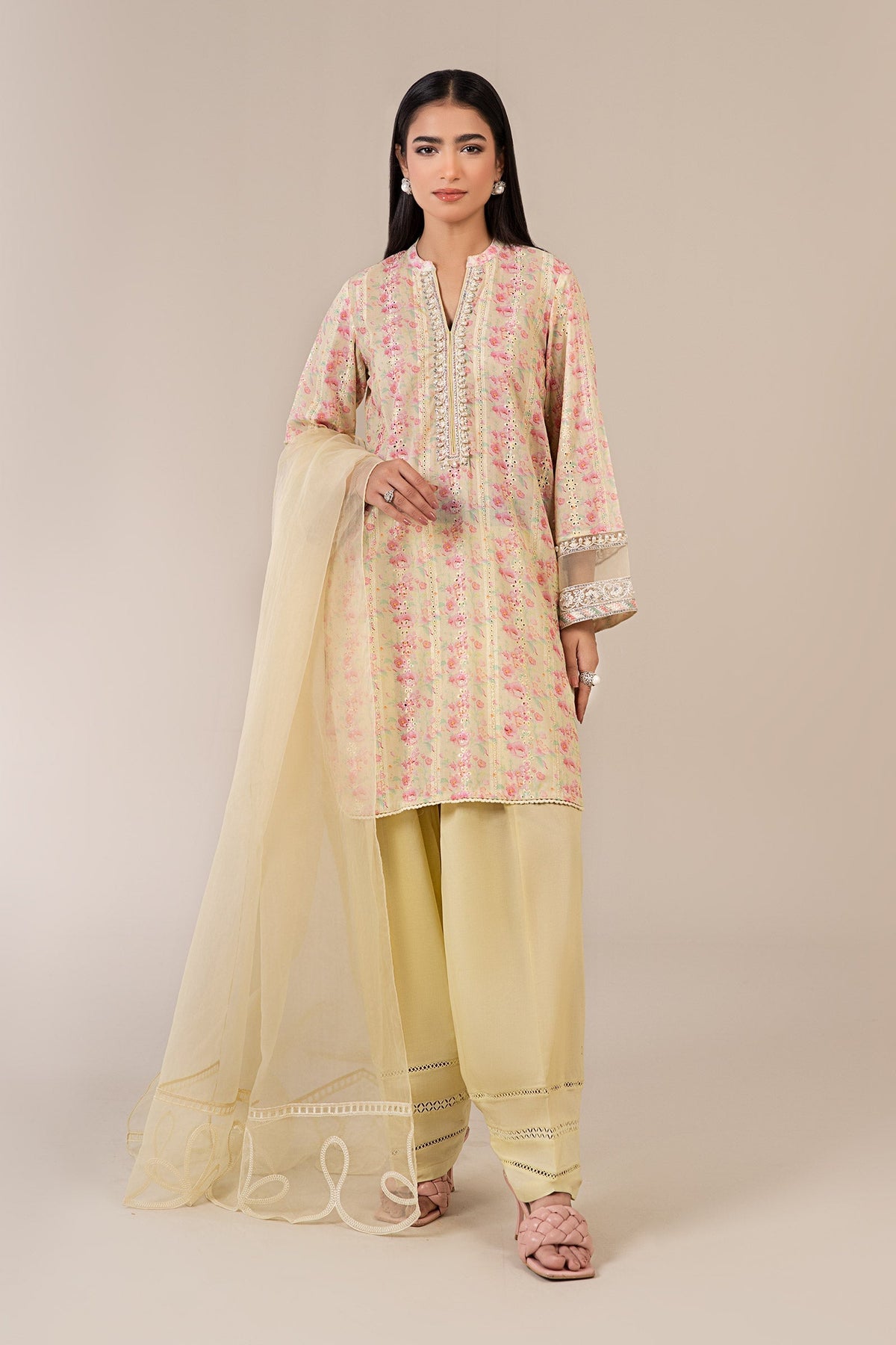 Maria B | Luxury Pret 25 | DW-EF25-18 -  Maria B Ladies Clothes - Original Designer Dress - House of Maryam
