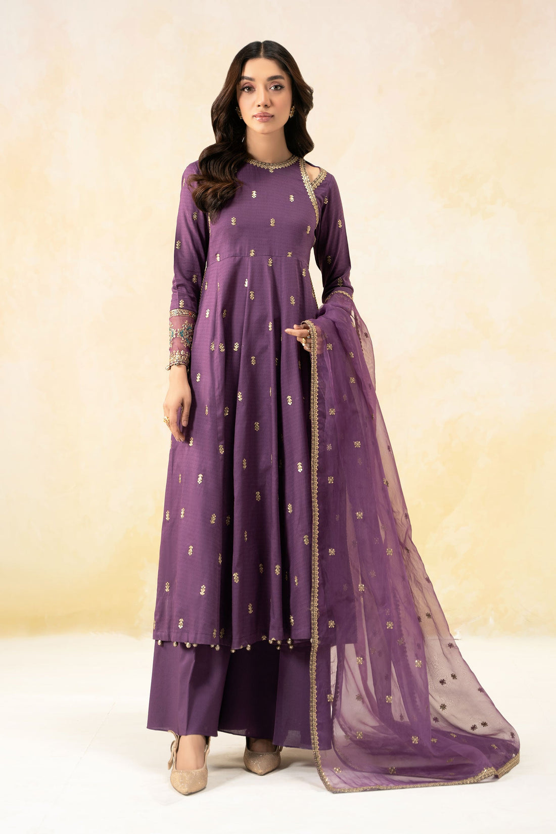 Maira B | Ready to Wear | DW-EF25-19 -  Maria B Luxury Pret -  House of Maryam