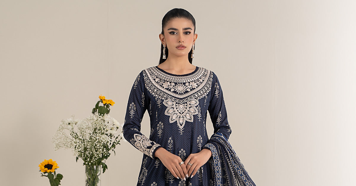 Maira B | Ready to Wear | DW-EF25-22 -  Maria B Luxury Pret -  House of Maryam