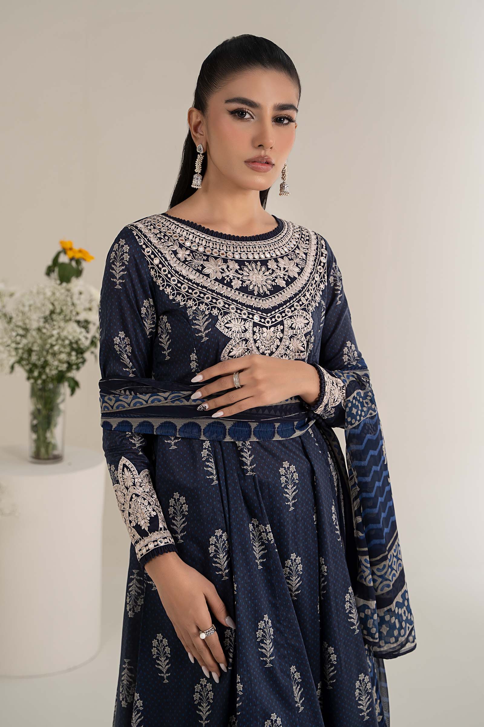 Maira B | Ready to Wear | DW-EF25-22 -  Maria B Luxury Pret -  House of Maryam