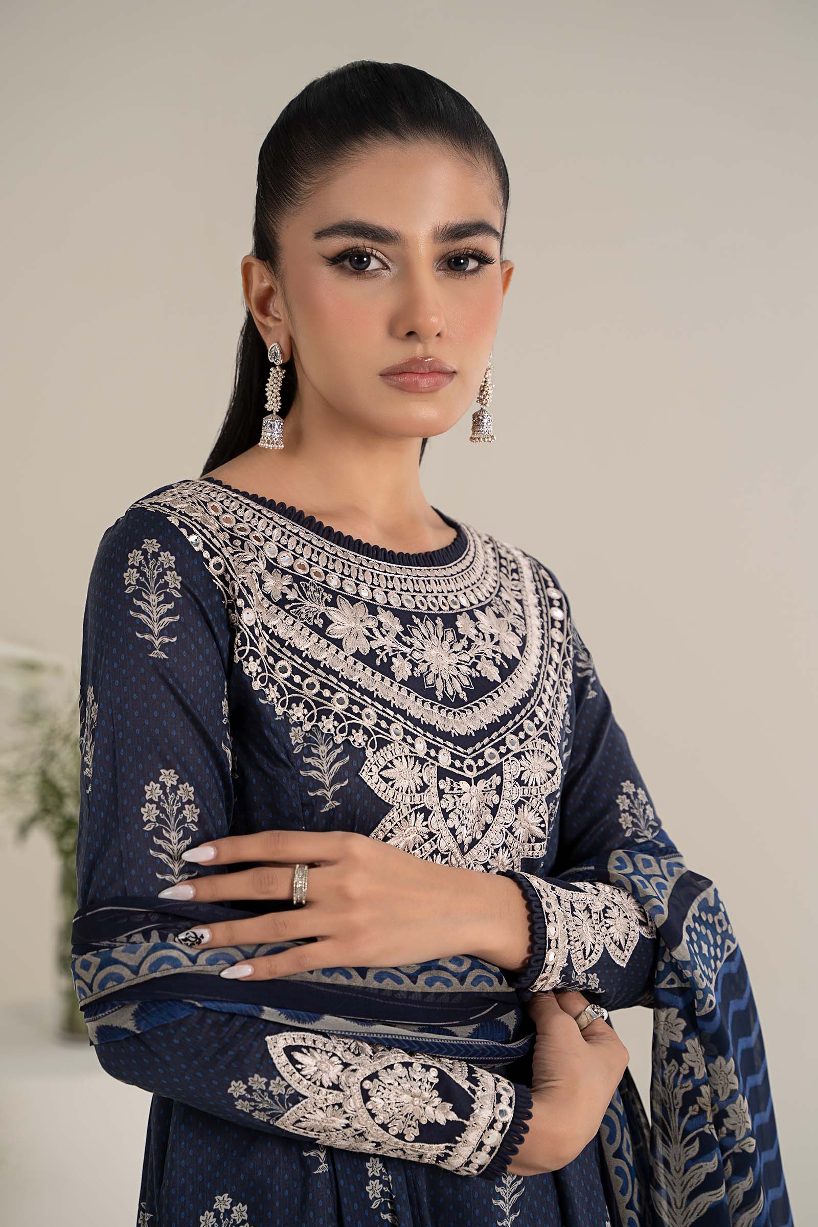Maira B | Ready to Wear | DW-EF25-22 -  Maria B Luxury Pret -  House of Maryam