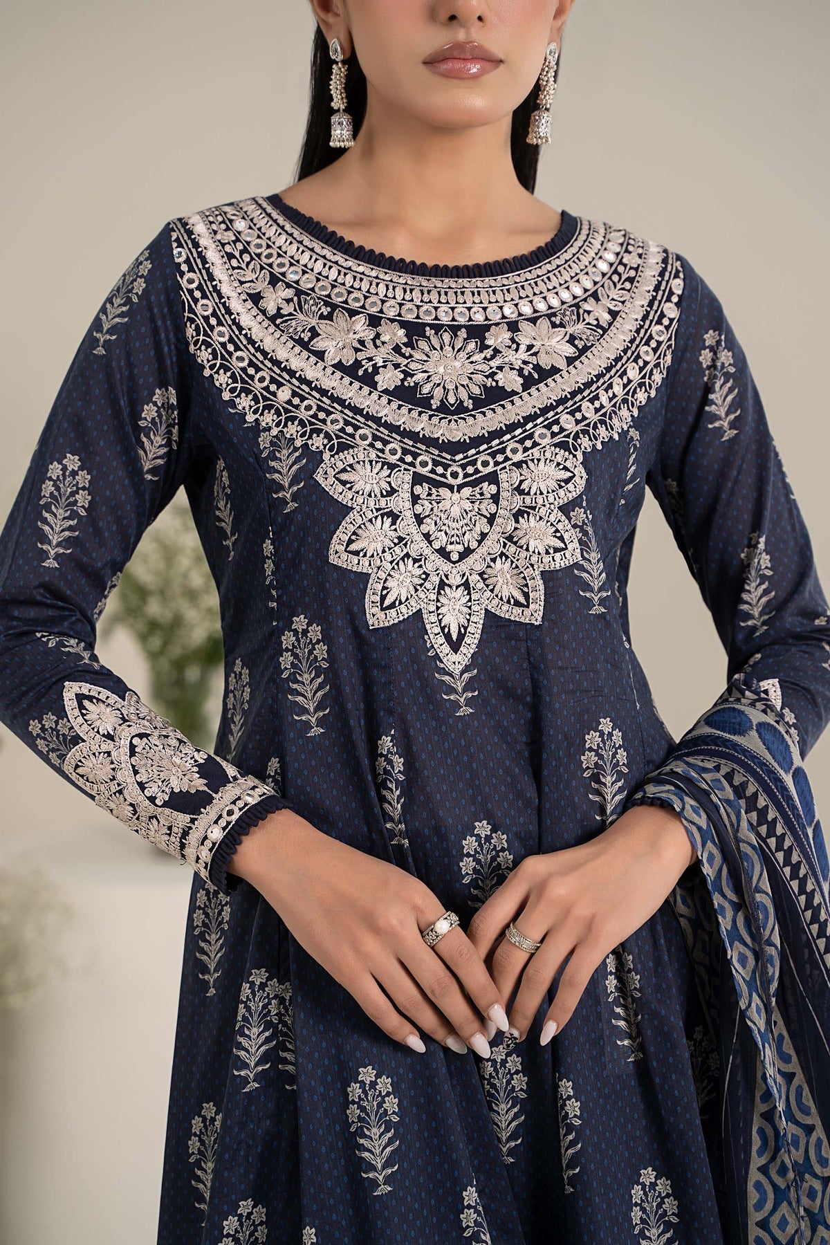 Maria B | Formal Wears | DW-EF25-22 -  Maria B Ladies Clothes - Original Designer Dress - House of Maryam