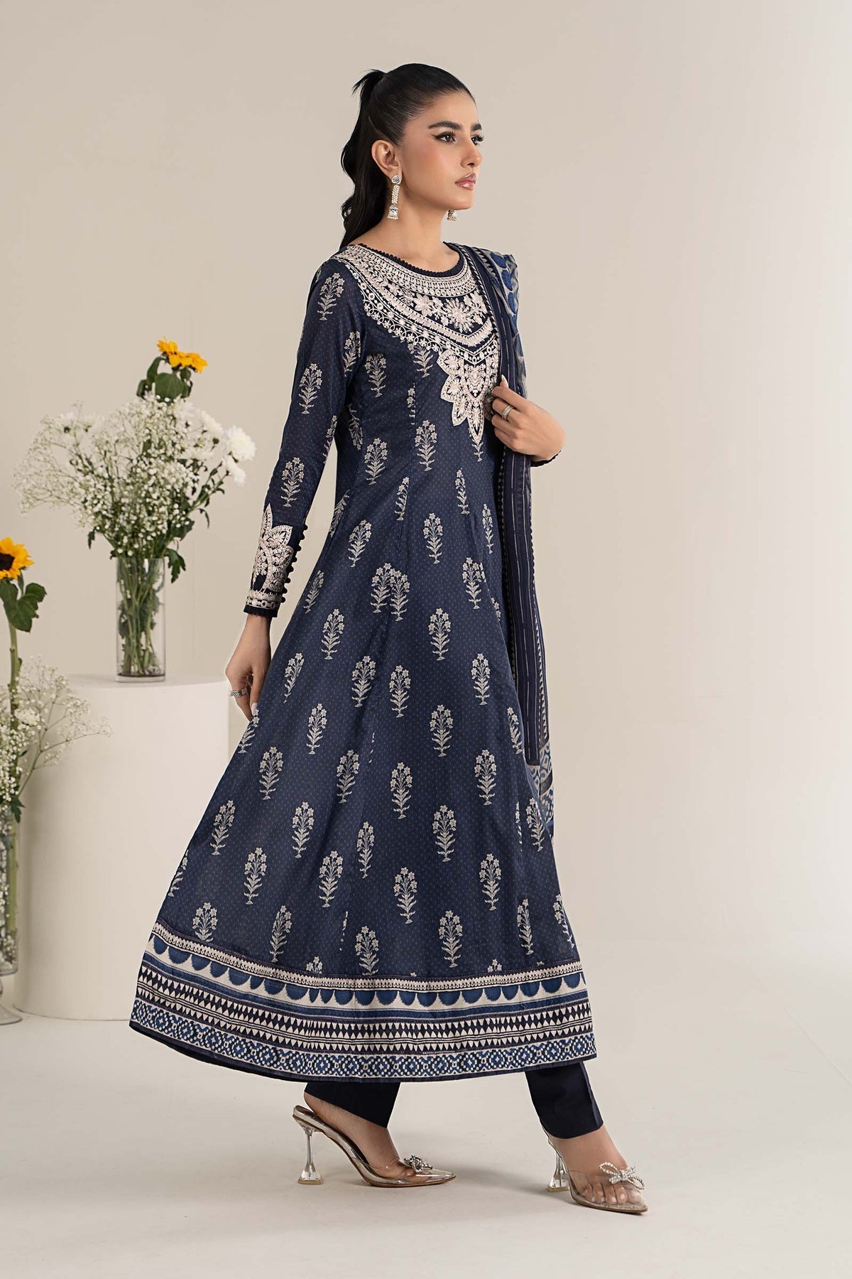 Maria B | Formal Wears | DW-EF25-22 -  Maria B Ladies Clothes - Original Designer Dress - House of Maryam