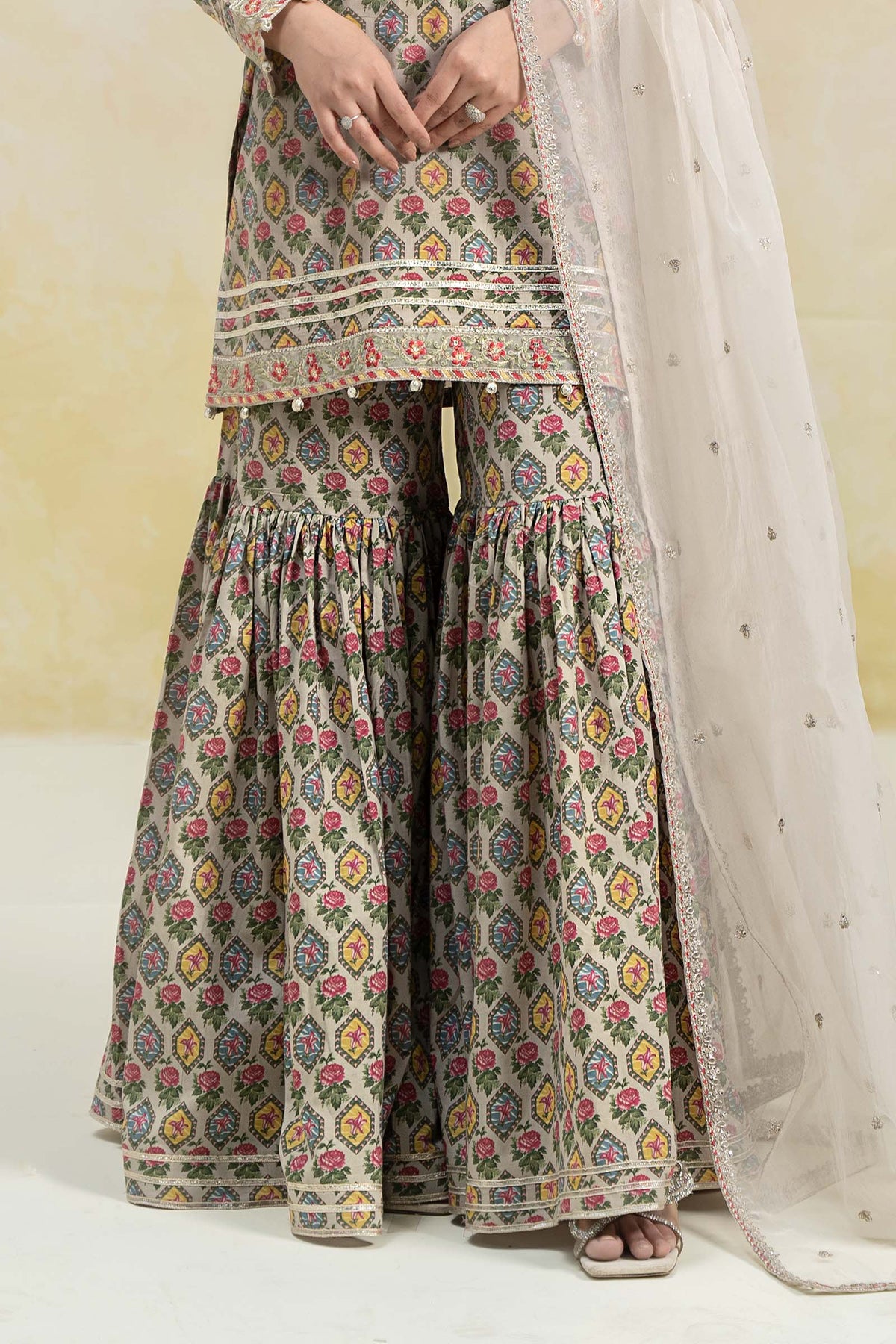 Maria B | Luxury Pret 25 | DW-EF25-25 -  Maria B Ladies Clothes - Original Designer Dress - House of Maryam