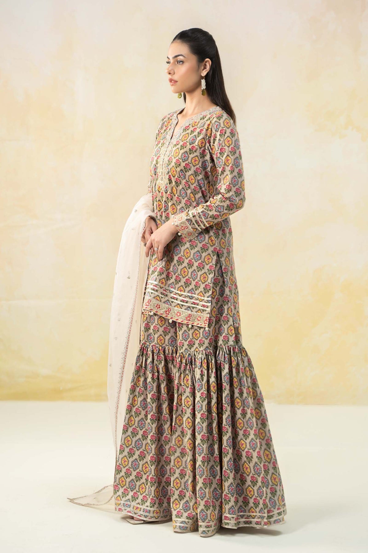 Maria B | Formal Wears | DW-EF25-25 -  Maria B Ladies Clothes - Original Designer Dress - House of Maryam