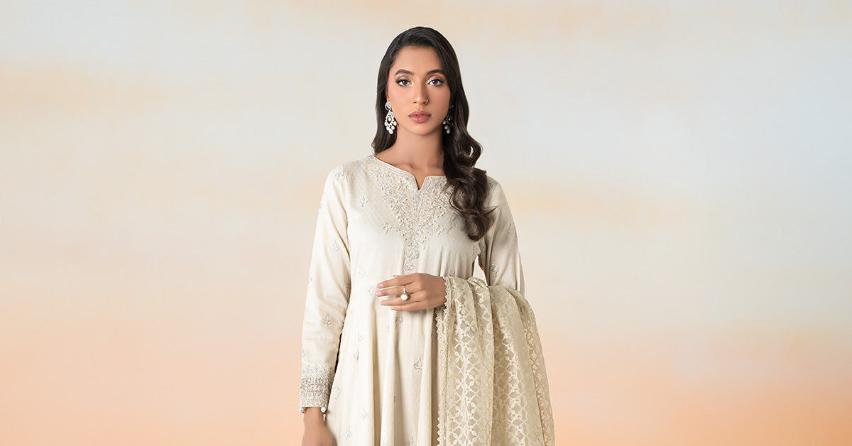 Maira B | Ready to Wear | DW-EF25-30 -  Maria B Luxury Pret -  House of Maryam