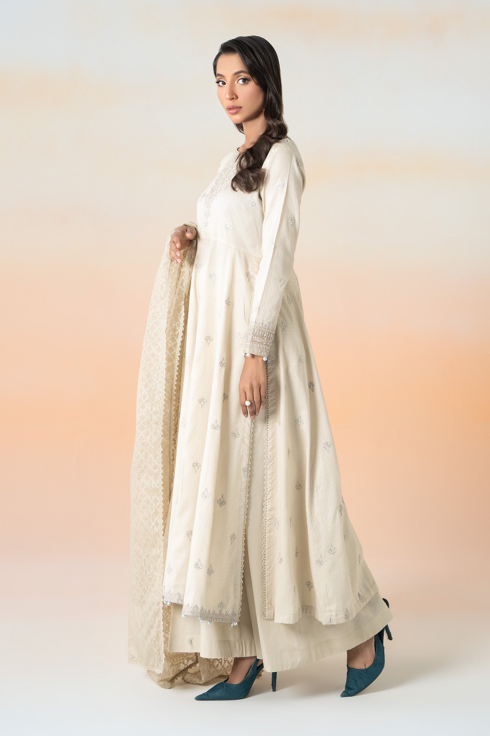 Maira B | Ready to Wear | DW-EF25-30 -  Maria B Luxury Pret -  House of Maryam