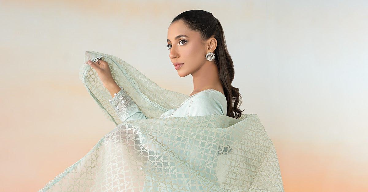 Maira B | Ready to Wear | DW-EF25-30 -  Maria B Luxury Pret -  House of Maryam