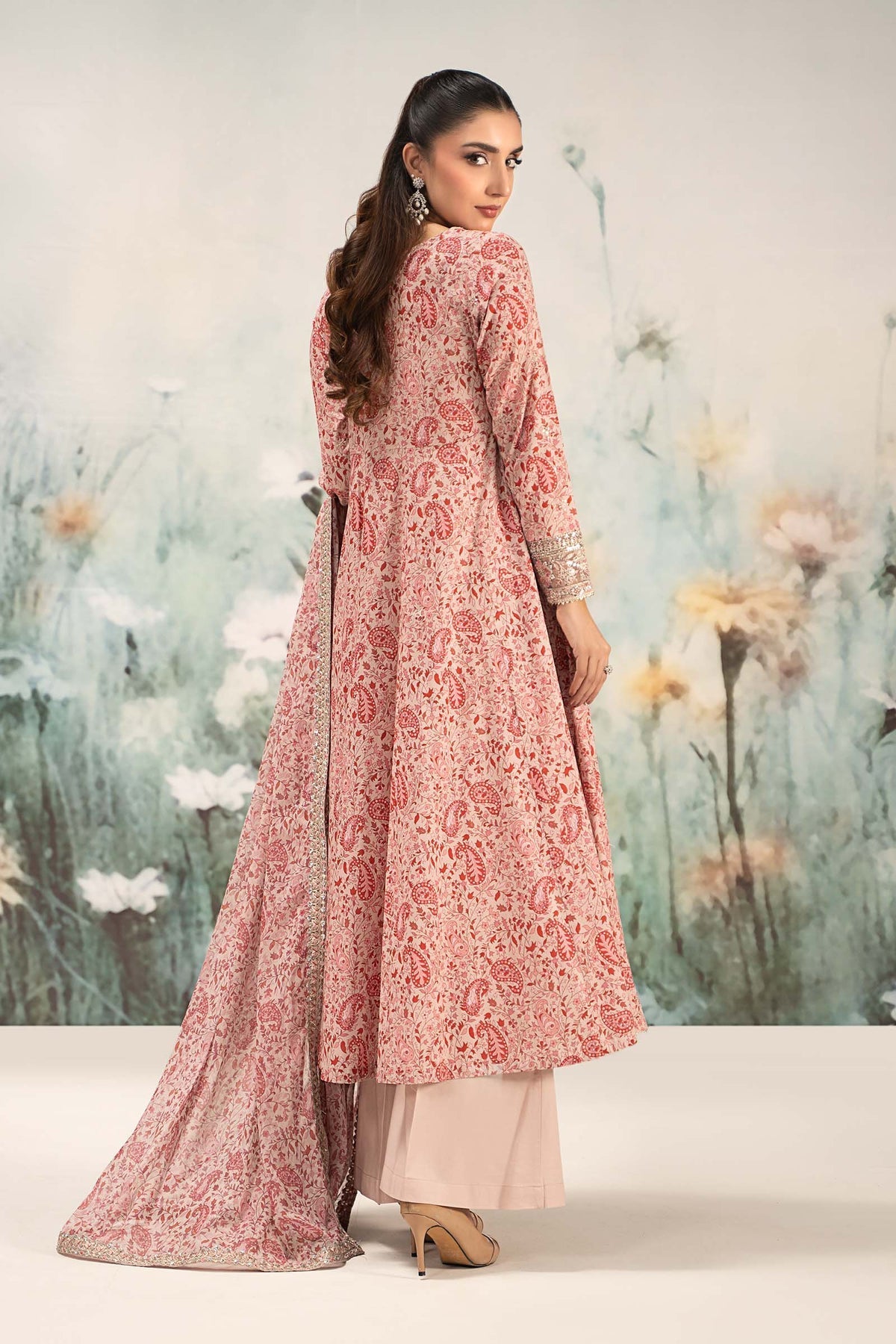 Maria B | Casual Pret 25 | DW-EF25-31 -  Maria B Ladies Clothes - Original Designer Dress - House of Maryam