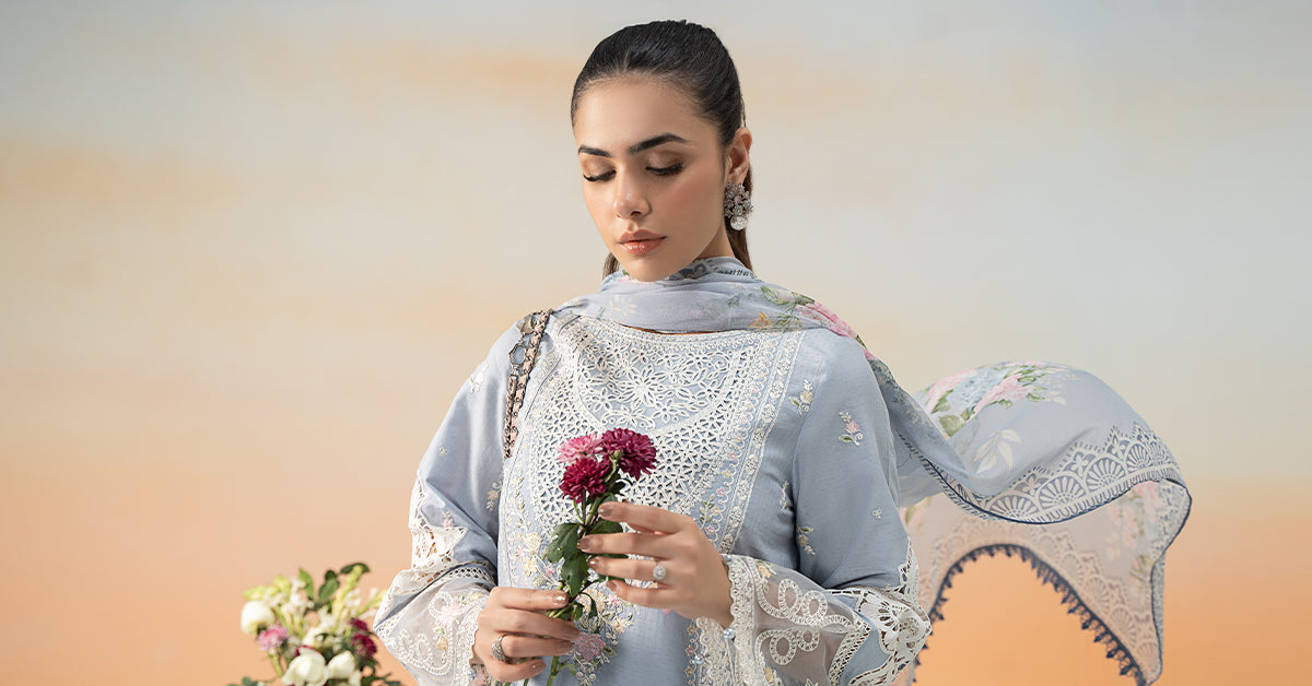 Maira B | Ready to Wear | DW-EF25-35 -  Maria B Luxury Pret -  House of Maryam