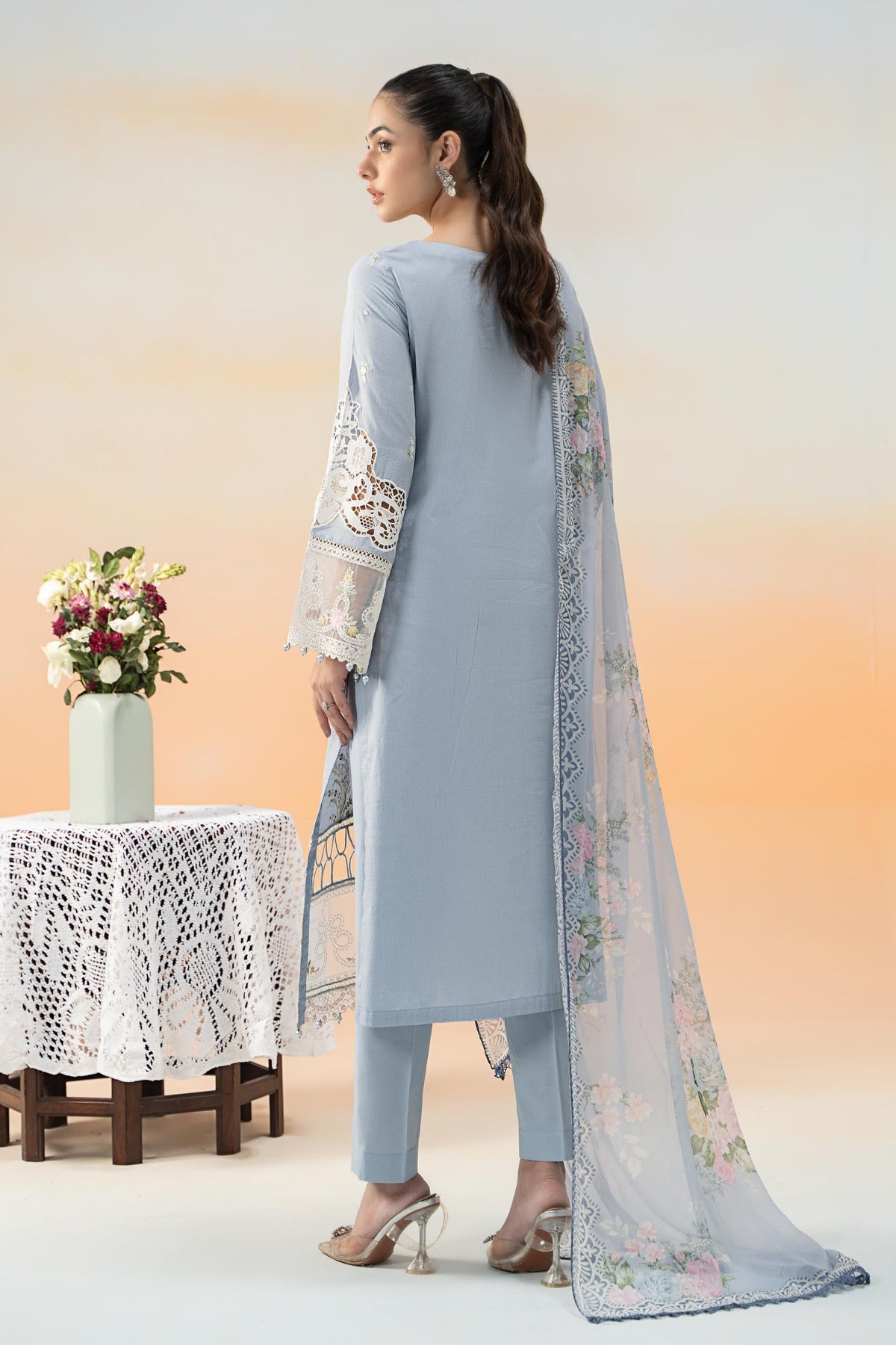 Maria B | Formal Wears | DW-EF25-35 -  Maria B Ladies Clothes - Original Designer Dress - House of Maryam