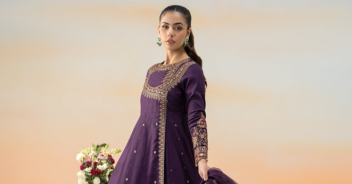 Maira B | Ready to Wear | DW-EF25-40 -  Maria B Luxury Pret -  House of Maryam