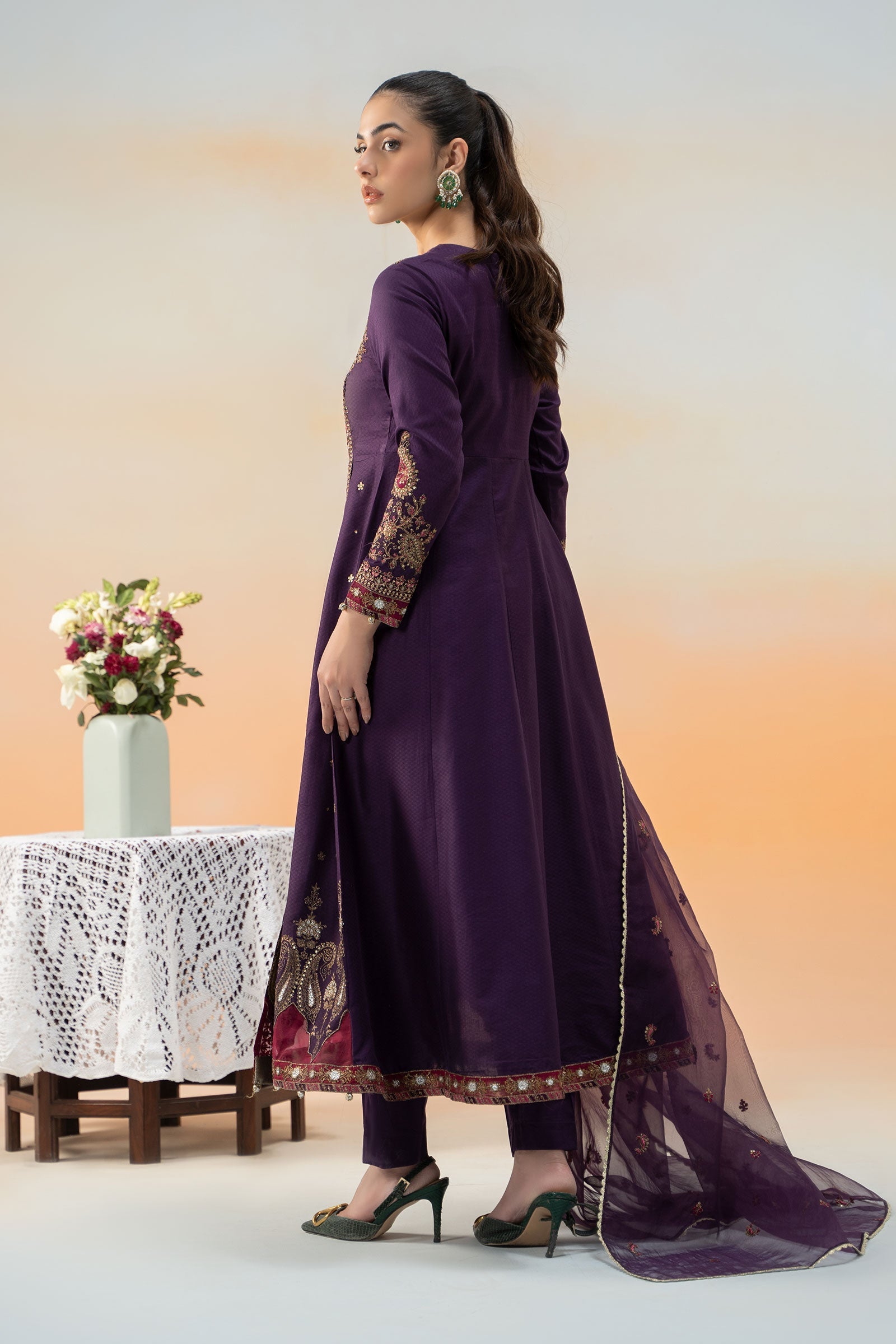 Maira B | Ready to Wear | DW-EF25-40 -  Maria B Luxury Pret -  House of Maryam