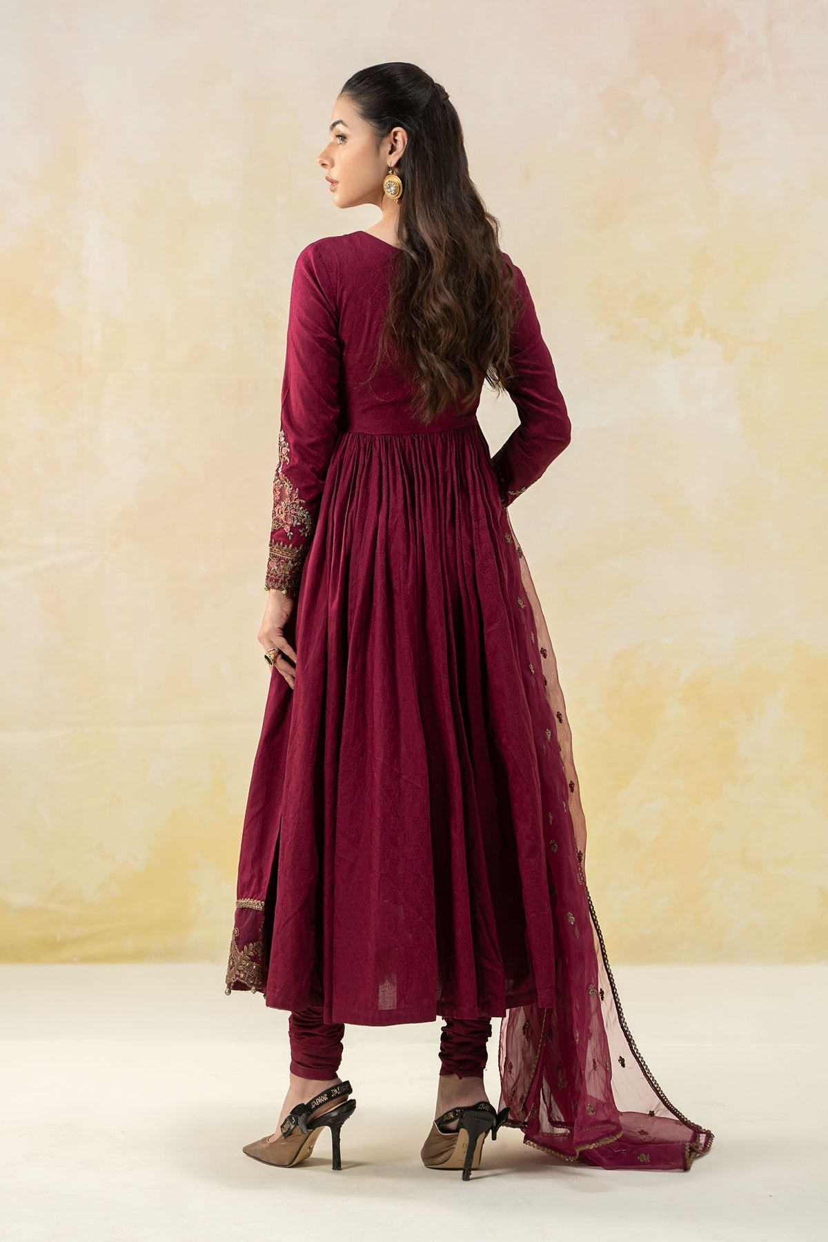 Maria B | Luxury Pret 25 | DW-EF25-43 -  Maria B Ladies Clothes - Original Designer Dress - House of Maryam