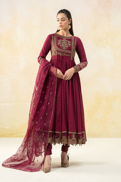 Maria B | Luxury Pret 25 | DW-EF25-43 -  Maria B Ladies Clothes - Original Designer Dress - House of Maryam